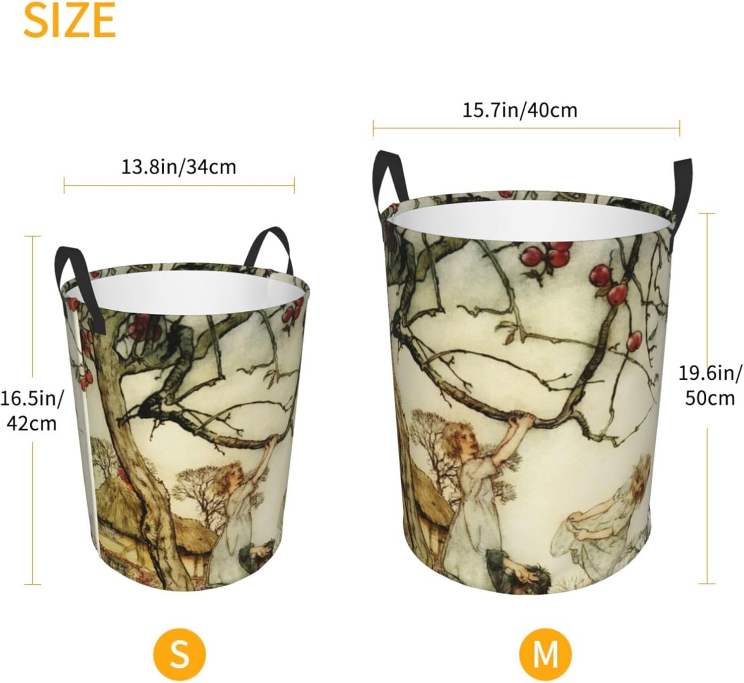 Collapsible Laundry Basket Victorian Design Durable Storage Solution