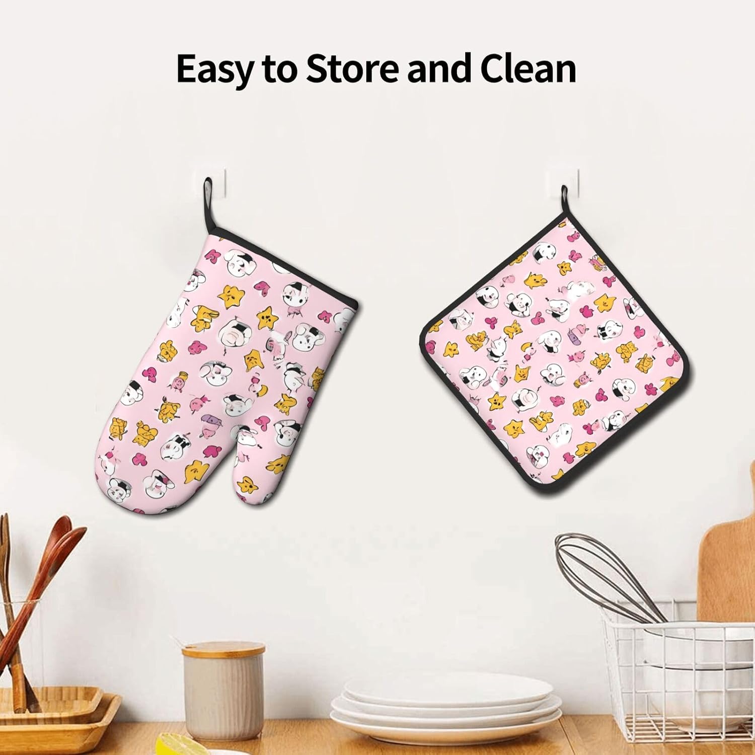 Versatile Kitchen Set with Oven Mitt Pot Holder