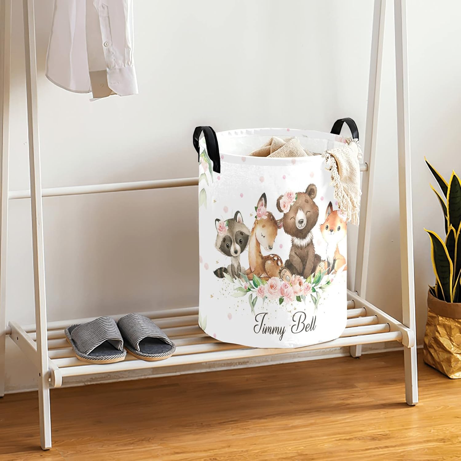Personalized Water Resistant Foldable Laundry Hamper