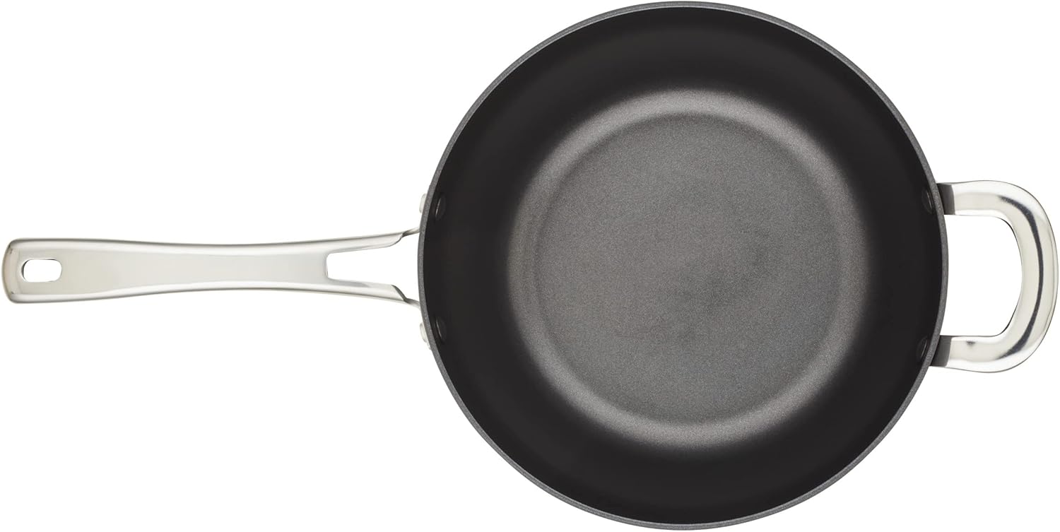 Rachael Ray Cook Create 45 Quart Hard Anodized Nonstick Saucepan with Lid