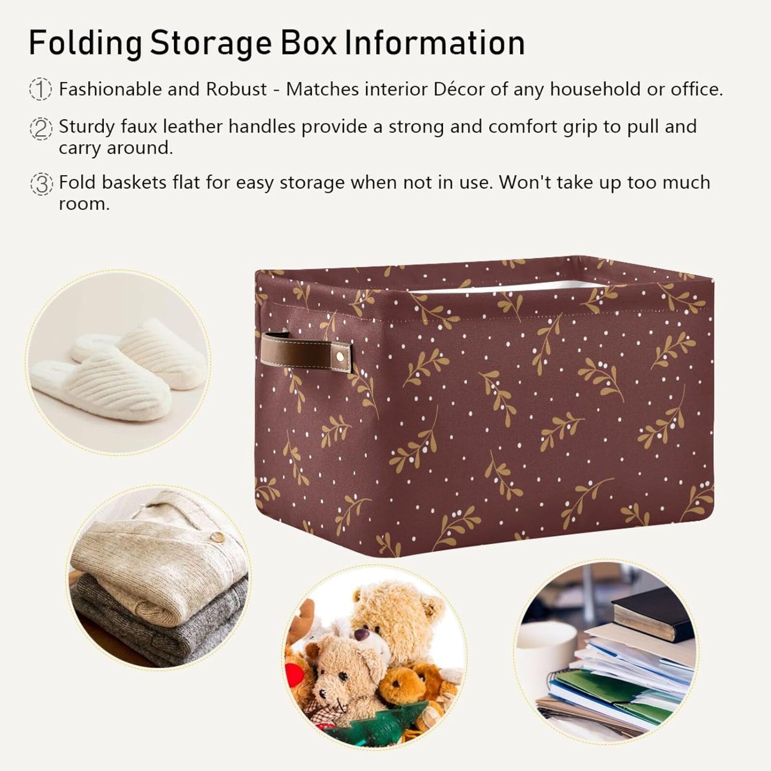 Versatile Christmas Storage Basket - Sturdy Durable