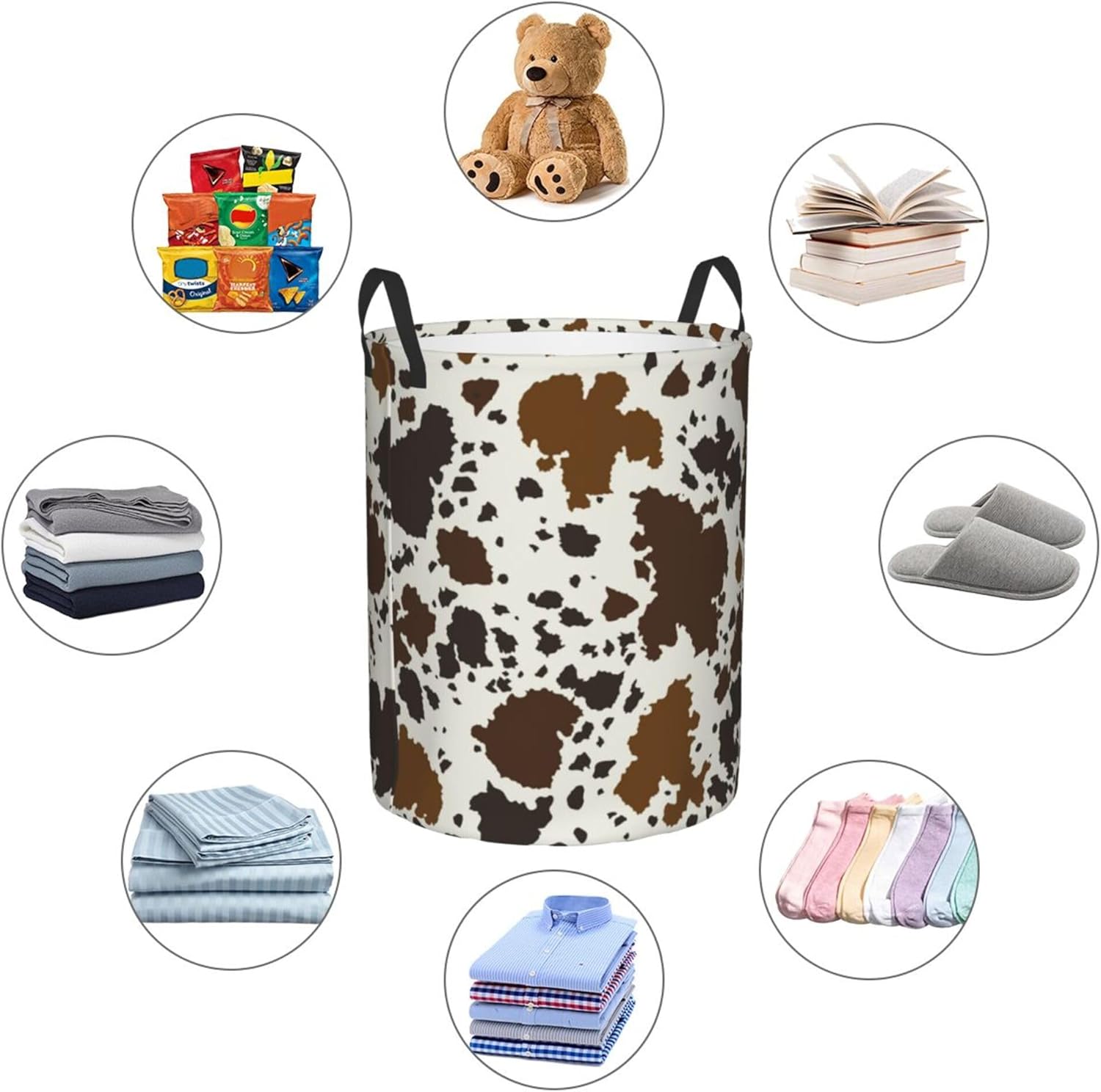 Eco-Friendly Space-Saving Folding Laundry Hamper for Family Storage