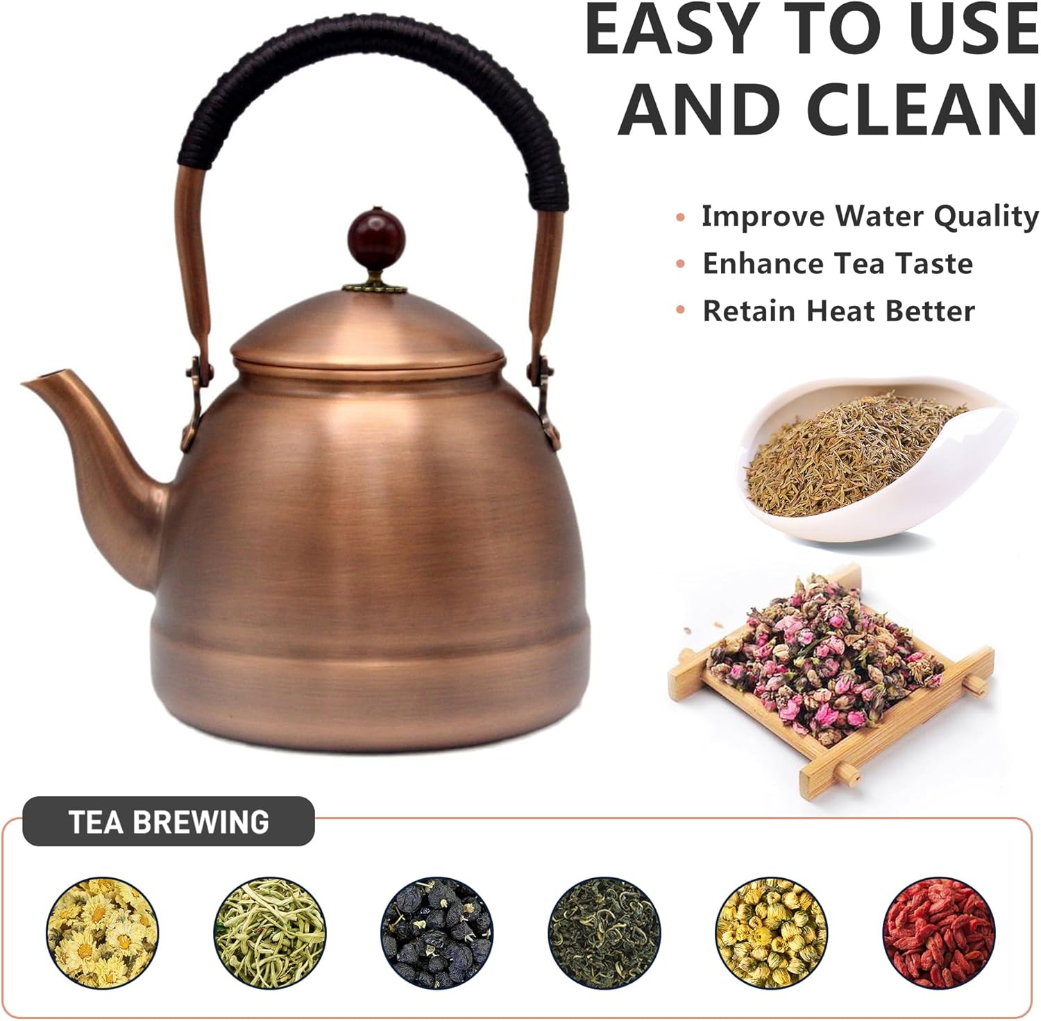 Copper Cup 541oz Tea Kettle