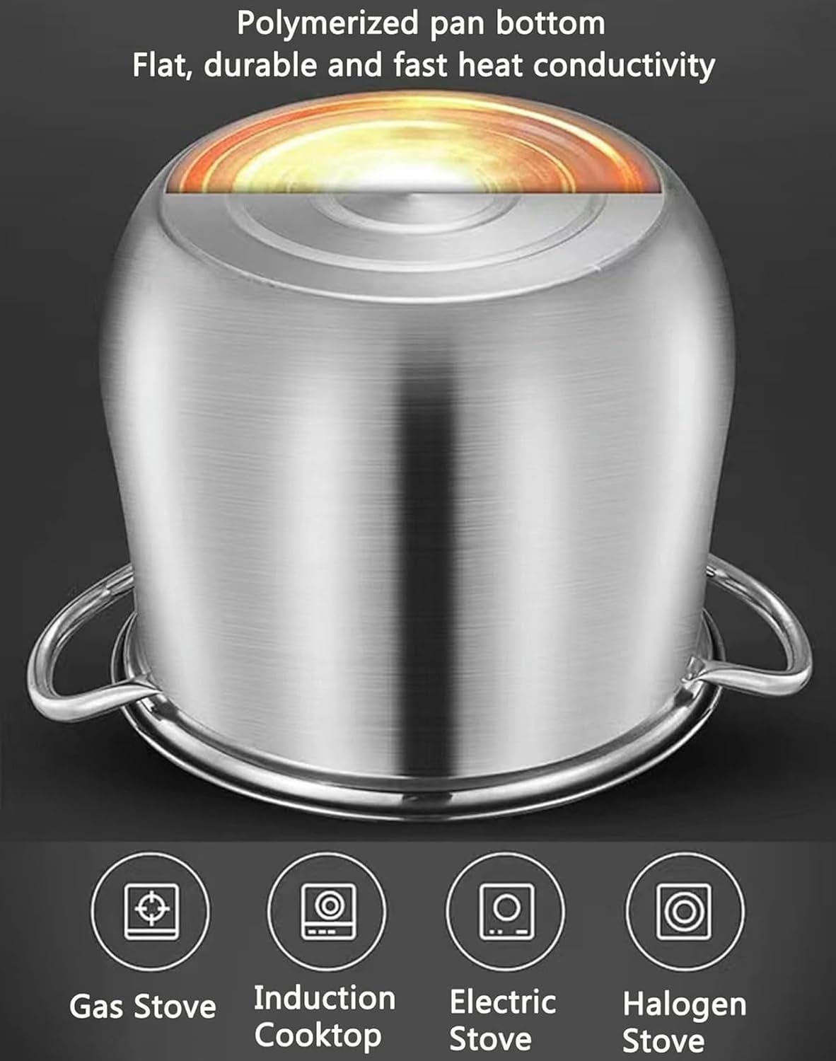 Stainless Steel Seafood Oyster Steamer Pot for Cooking