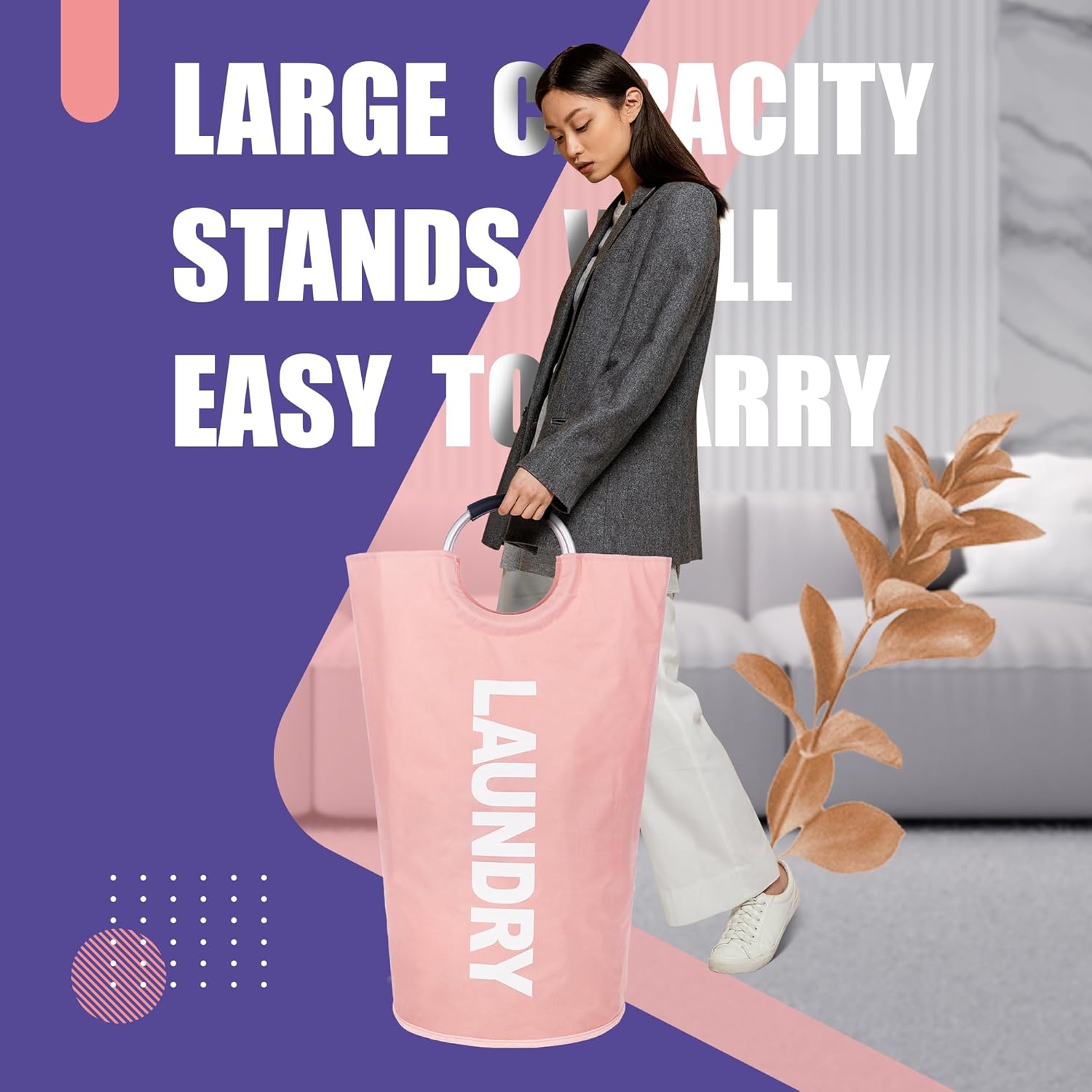 Multi-Size Waterproof Laundry Basket