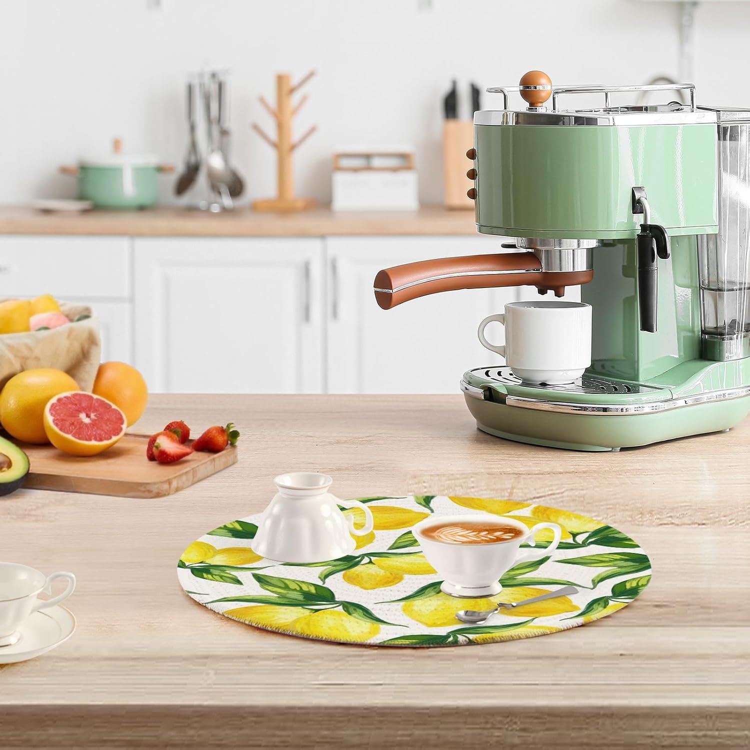 ALAZA Yellow Lemon Pot Holder Set