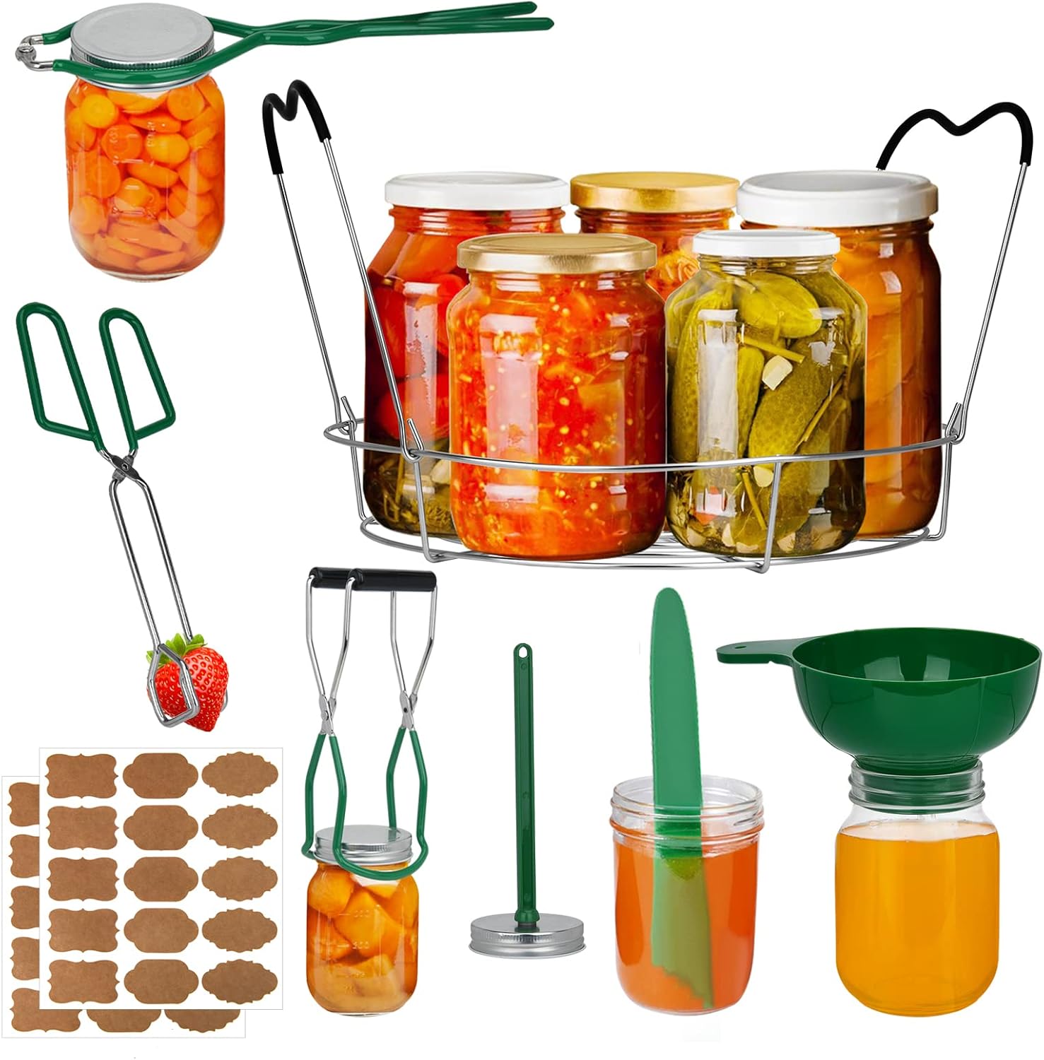 Stainless Steel Canning Kit with Features for Home Use