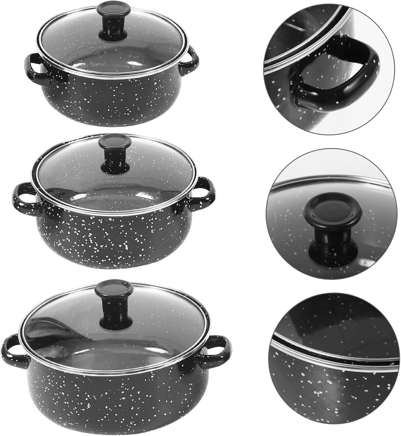Sturdy Kitchen Essential Set with Dual Handles for Easy Cooking