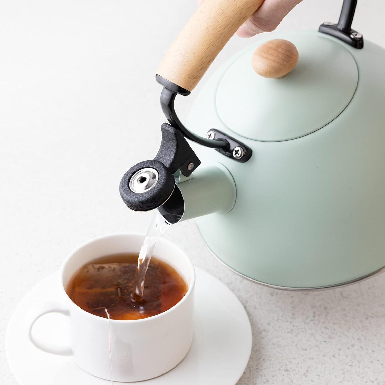 Navaris Stove Top Whistling Tea Kettle