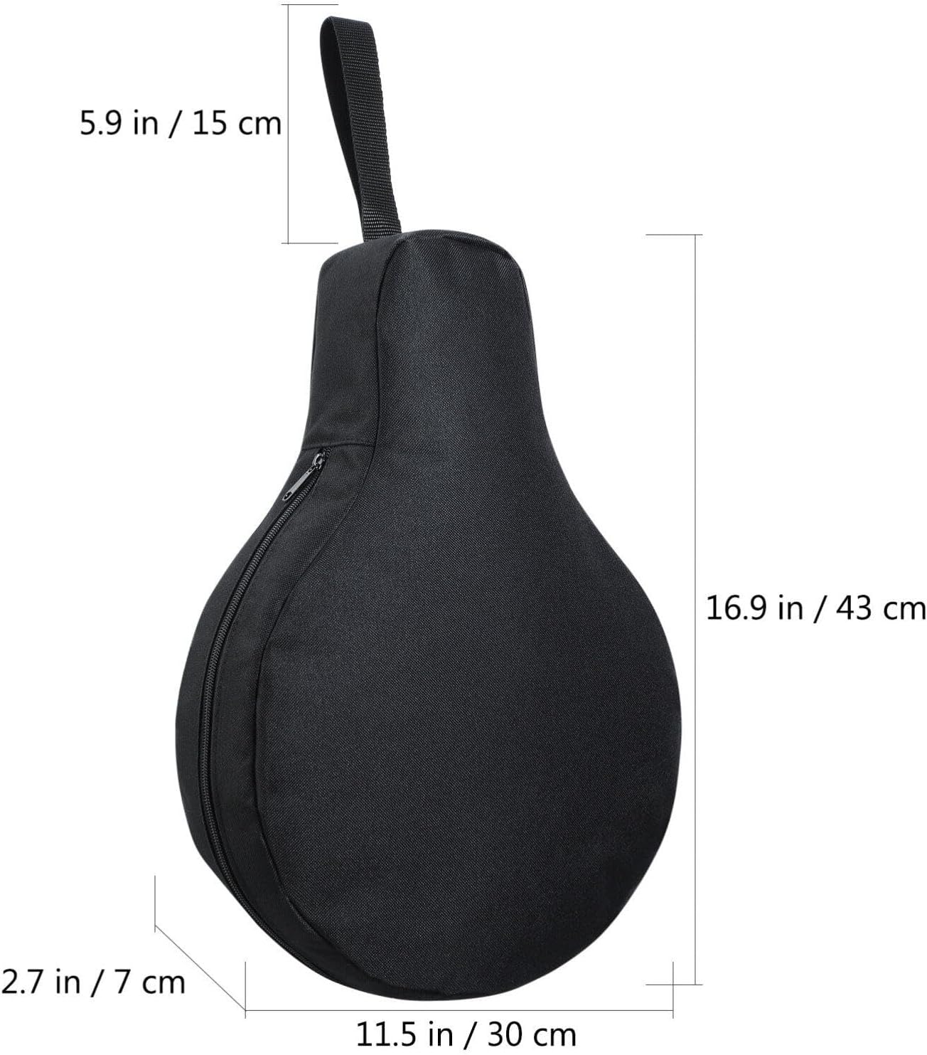 Hemoton 2-Piece Cast Iron Folding Bag for Outdoor Camping