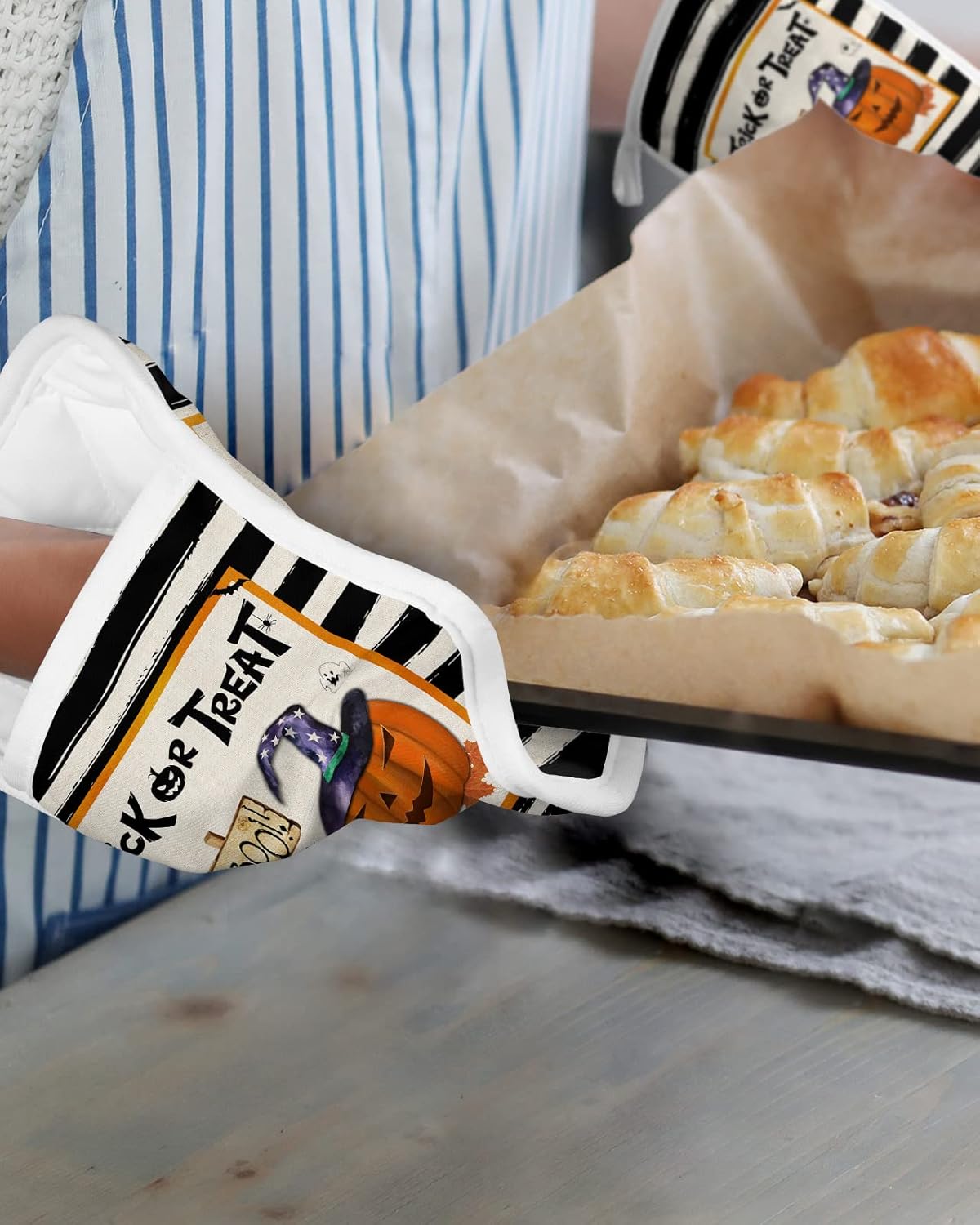 Halloween Spooky 5-Pack Pot Holder Set