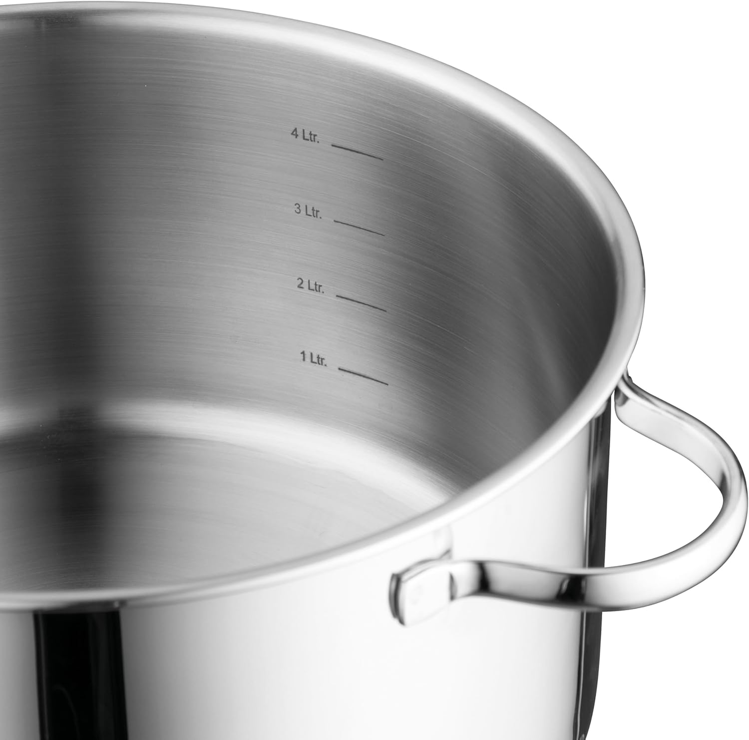 BergHOFF Essentials 10 Stockpot with Glass Lid 72 Qt 2-Sided Handle