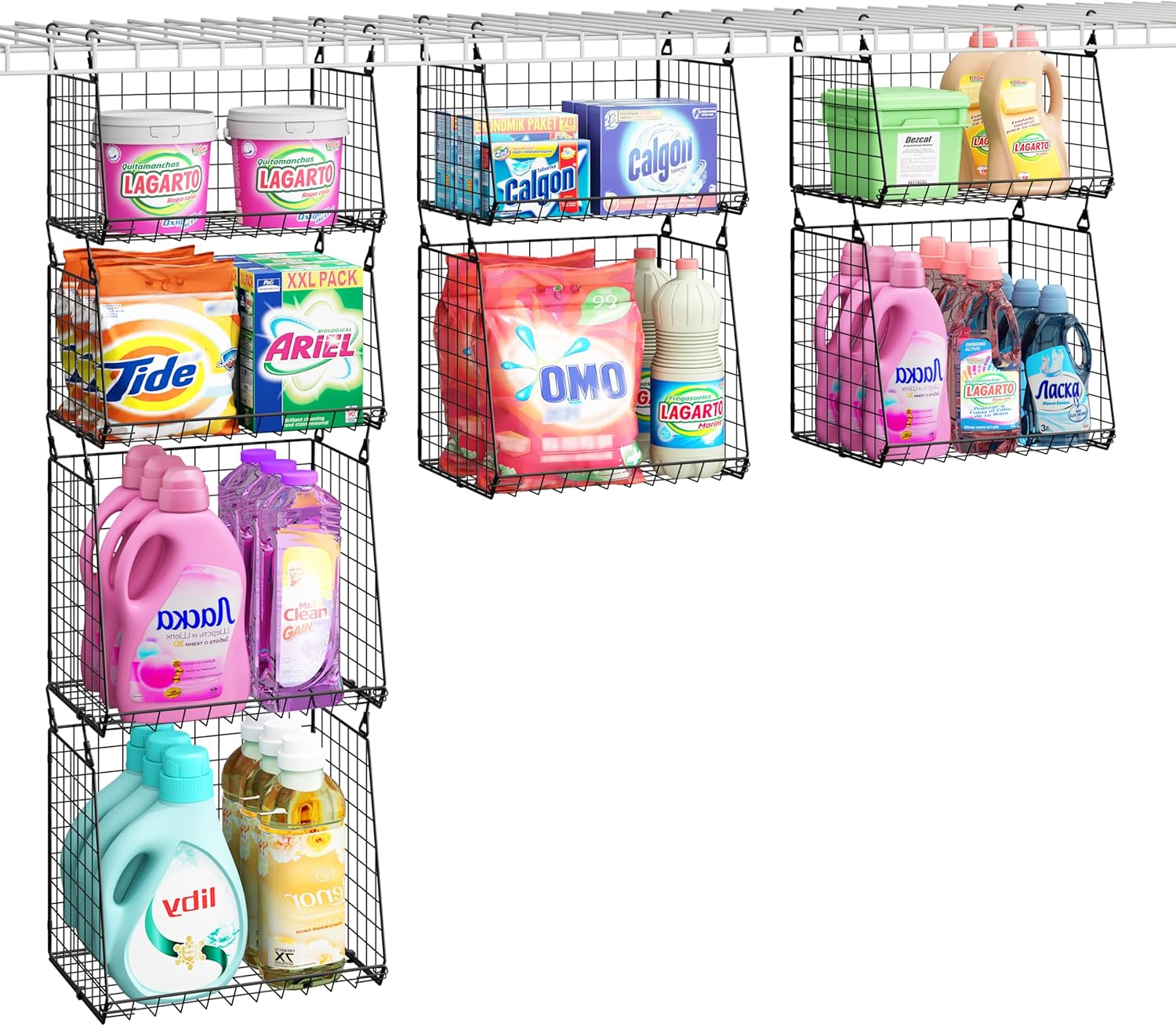 Stay Organized with the Sonyabecca 4-Pack Laundry Basket Set