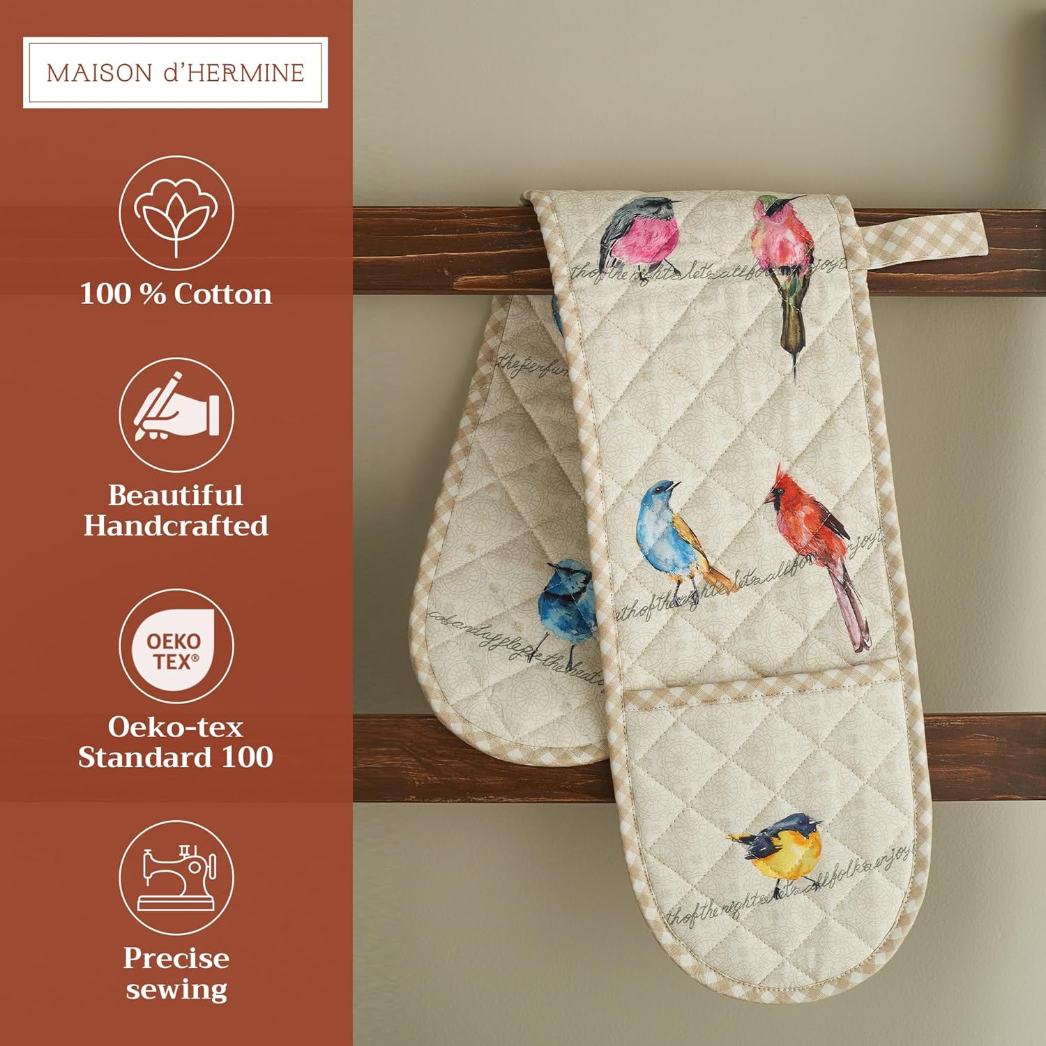 Double Oven Mitt with Loop - 7x35