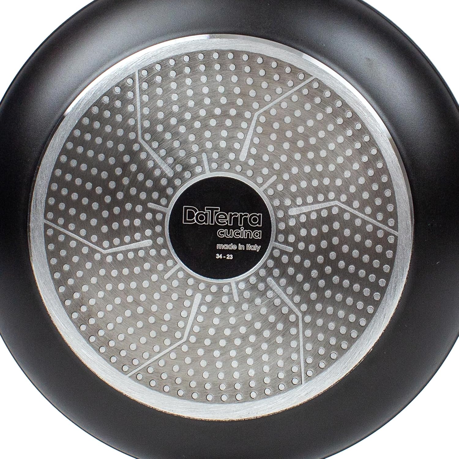 8 Qt Nonstick Dutch Oven Made in Italy PTFE-Free Induction-Friendly