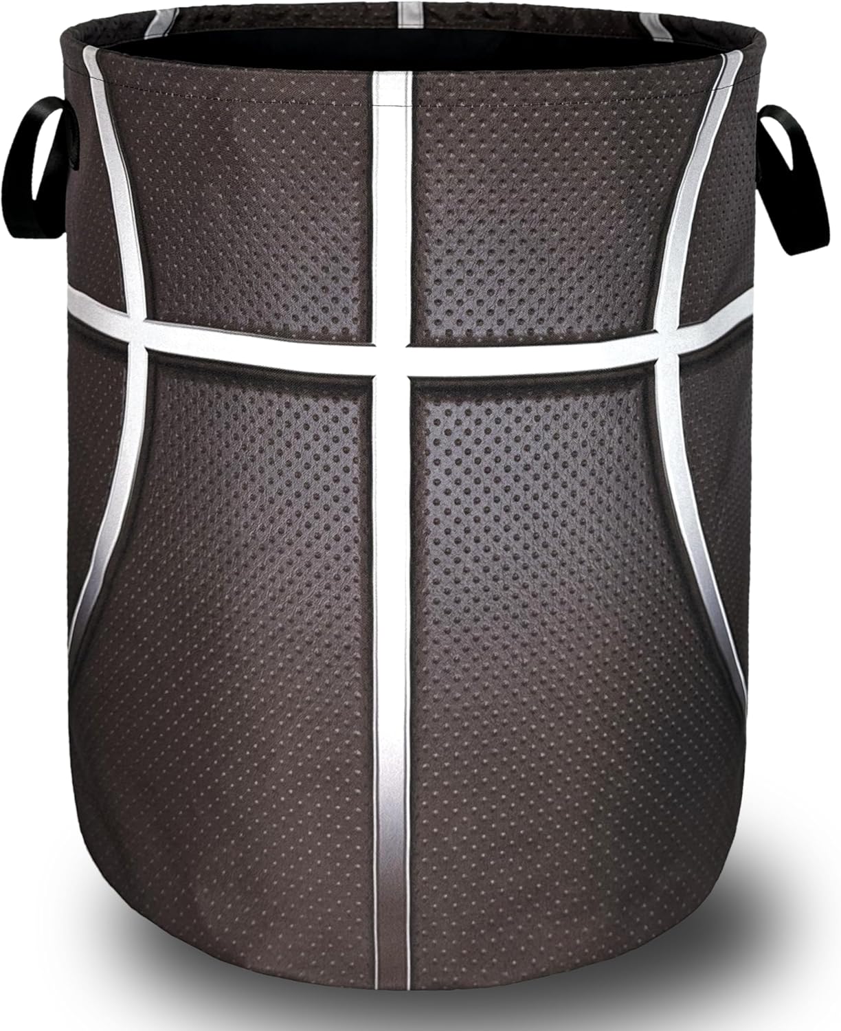 Basketball Texture Laundry Hamper
