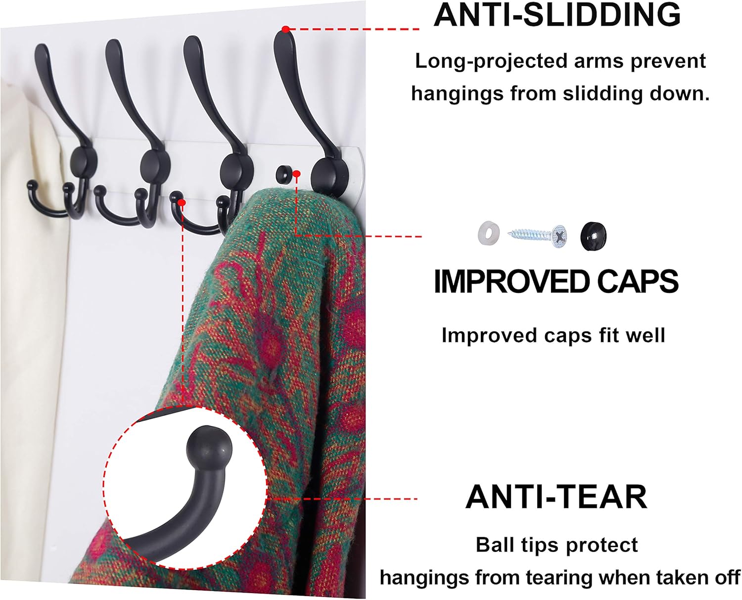 Durable Stylish Metal Coat Rack