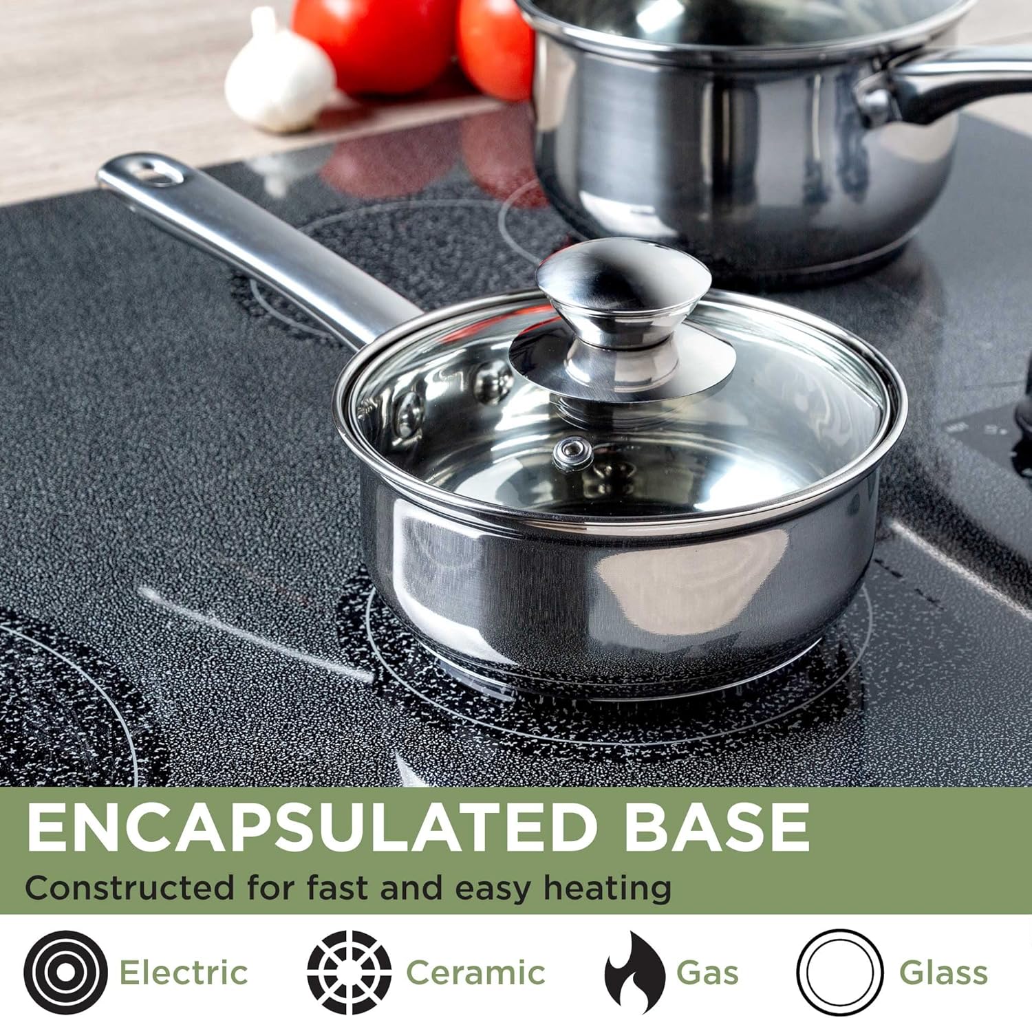 Ecolution 1-Quart Stainless Steel Saucepan