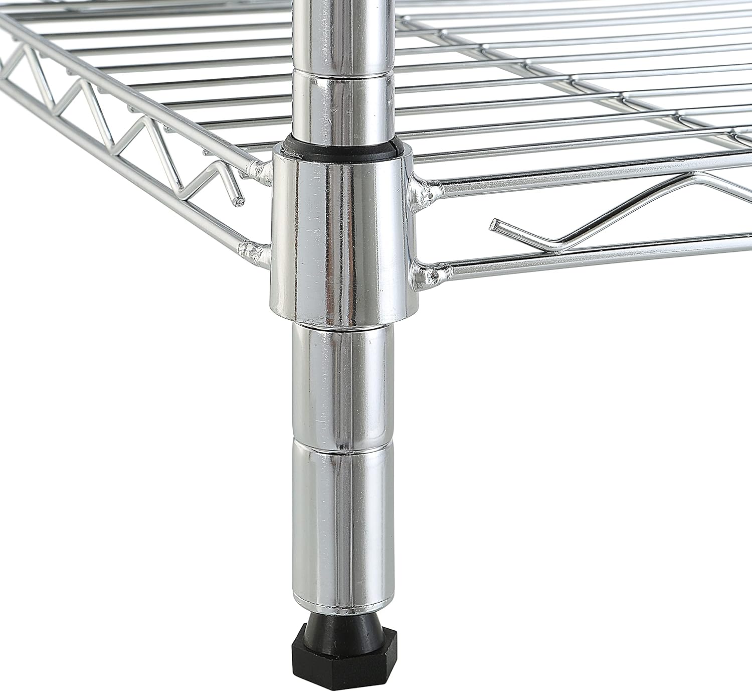 5-Shelf Adjustable Steel Storage Unit - Durable and Easy to Use