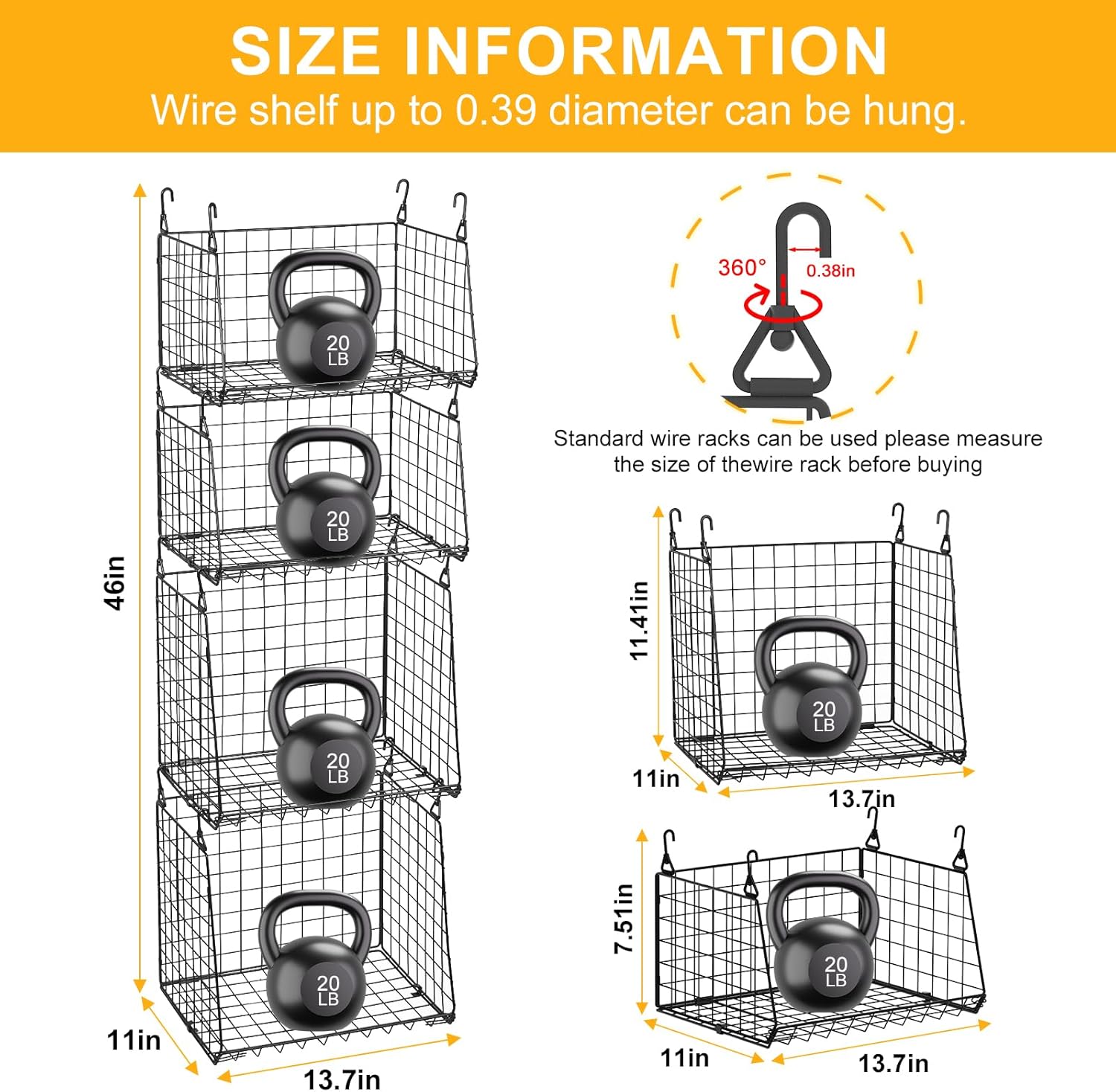 Stay Organized with the Sonyabecca 4-Pack Laundry Basket Set