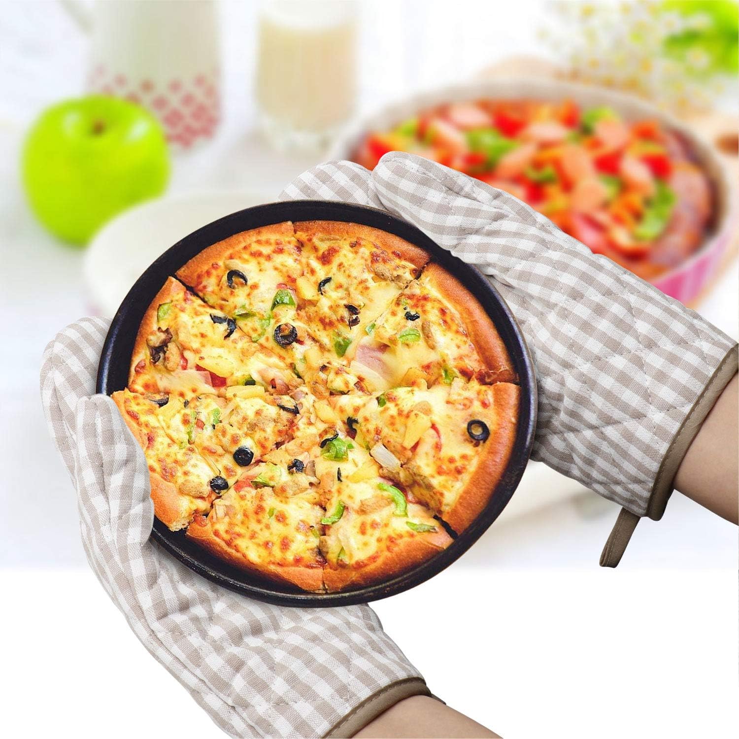 Oven Mitts Pot Holders Set
