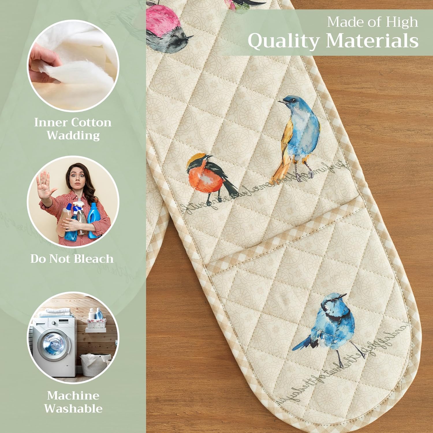 Double Oven Mitt with Loop - 7x35