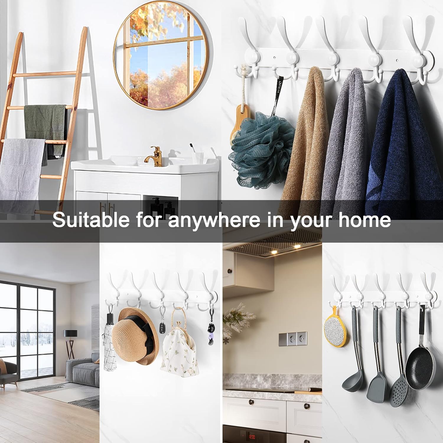 Sturdy Rustproof NearMoon Coat Rack