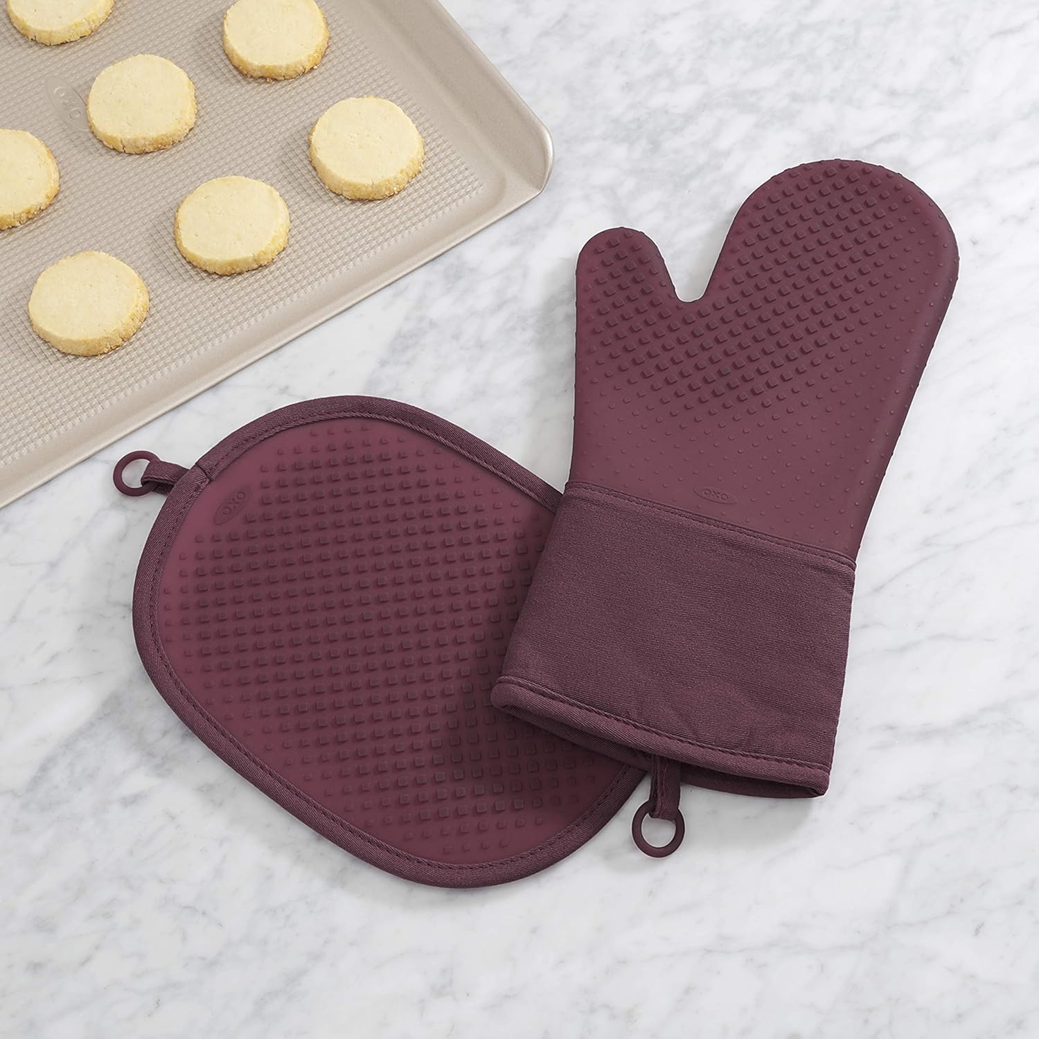 OXO Good Grips Set Oven Mitt Pot Holder with 2-Piece Set