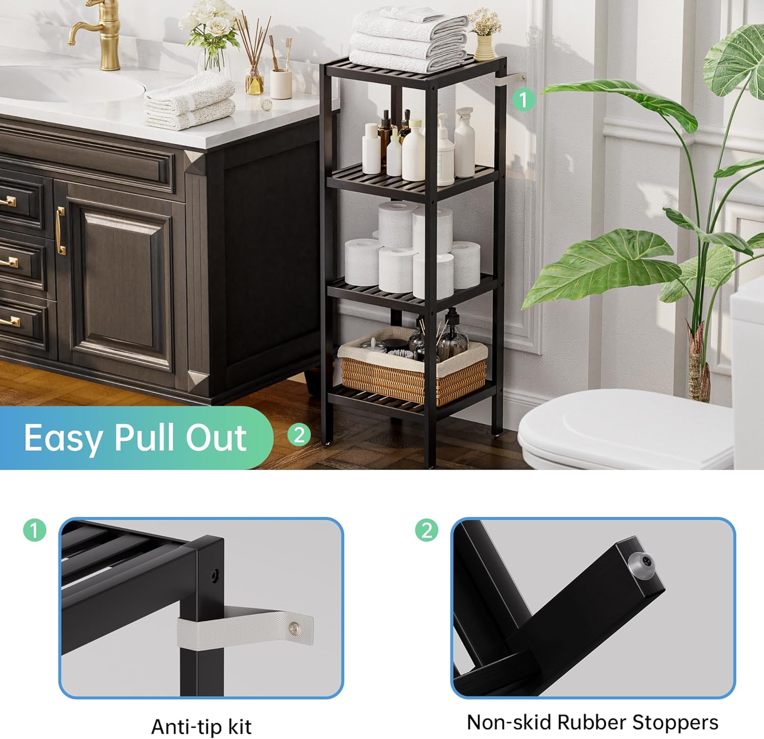 Stylish Storage Solution for Your Bathroom or Beyond