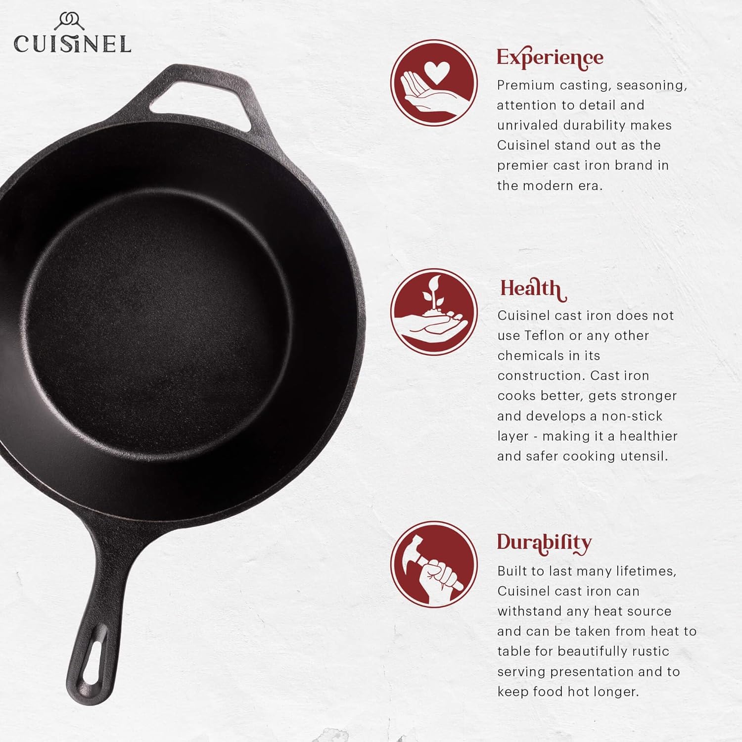 Cast Iron All-in-One Pan with Lid