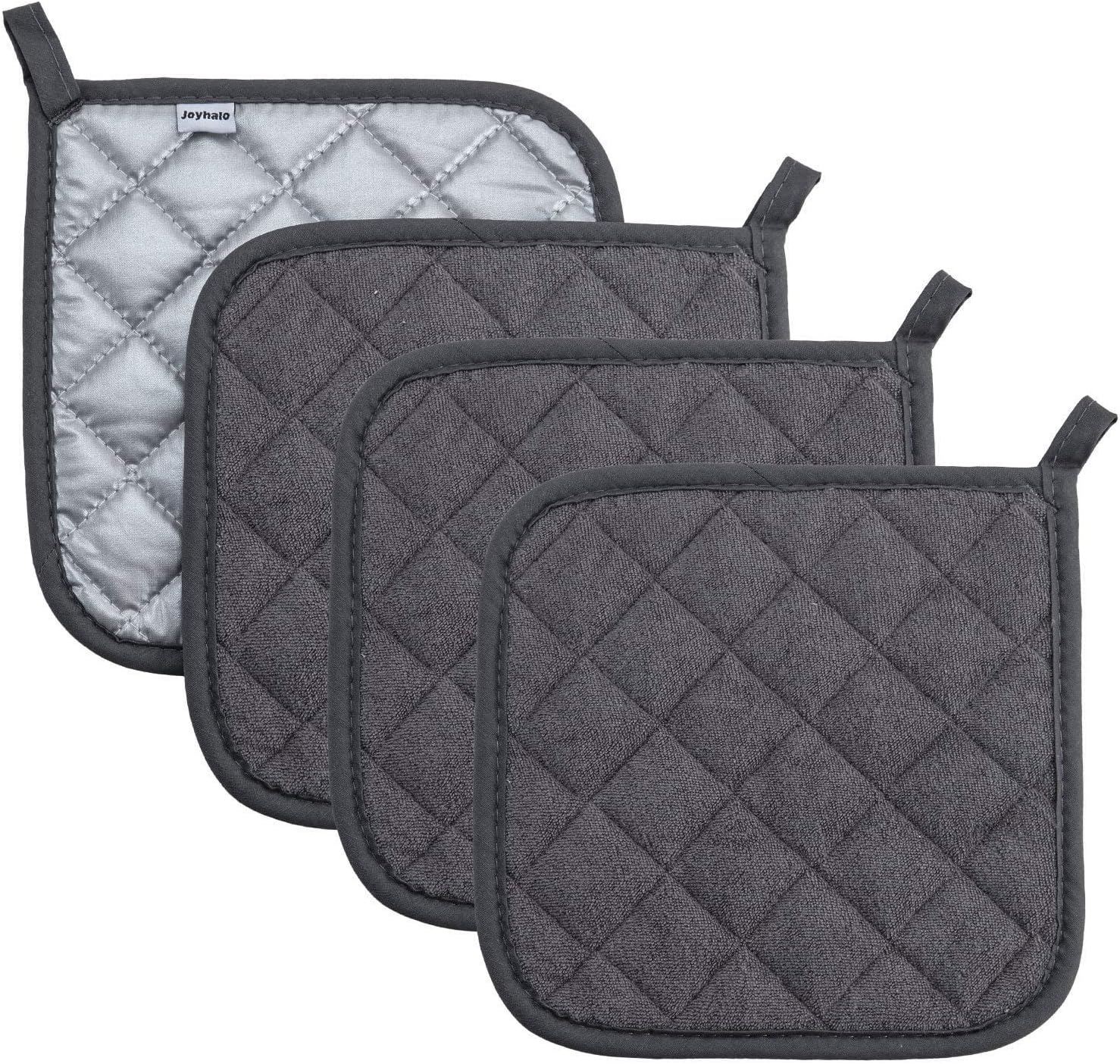 Joyhalo 4-Piece Pot Holder Set for Oven Protection