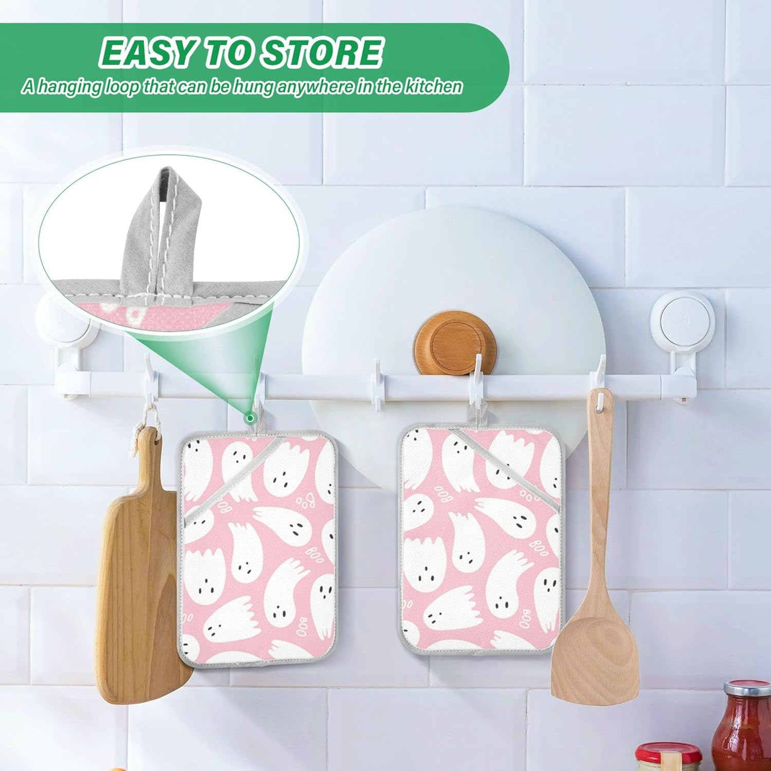 Linqin Heat-Resistant Potholders Set 2-Piece Perfect for Cooking Baking