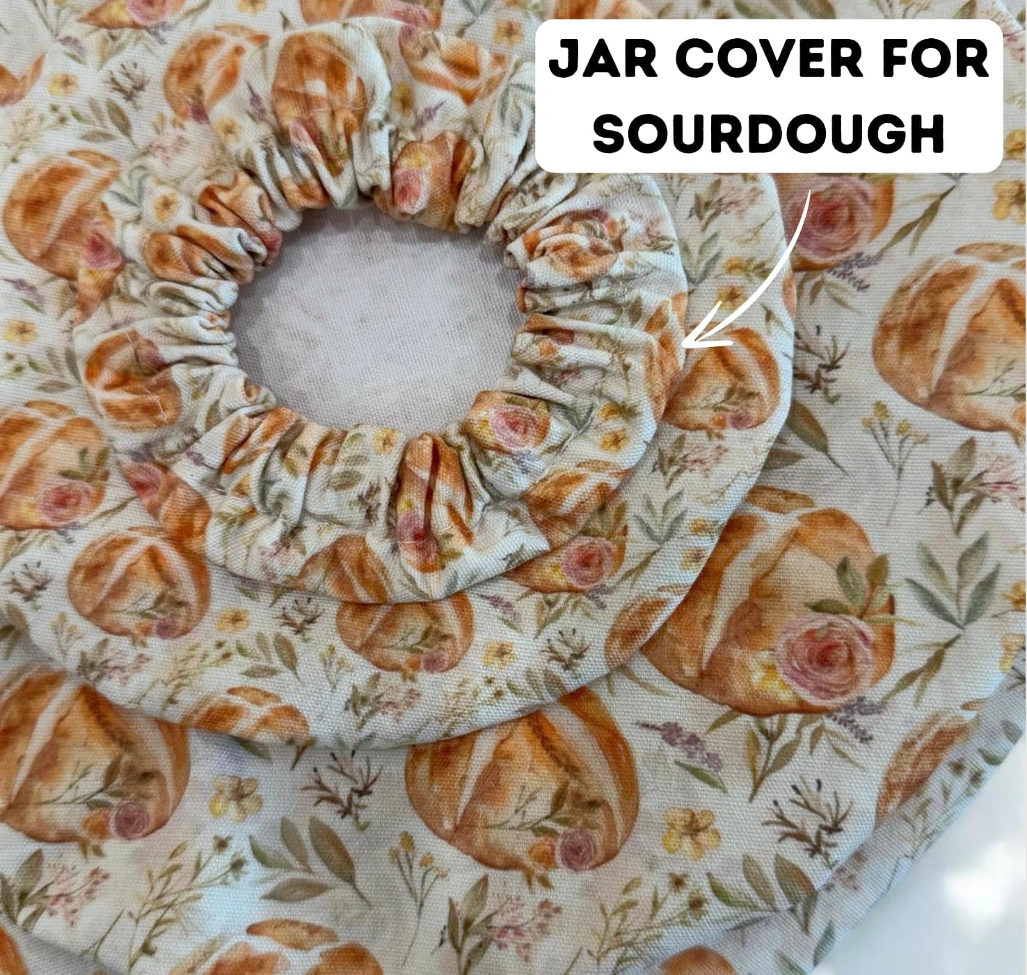 Sourdough Reusable Jar Bowl Covers