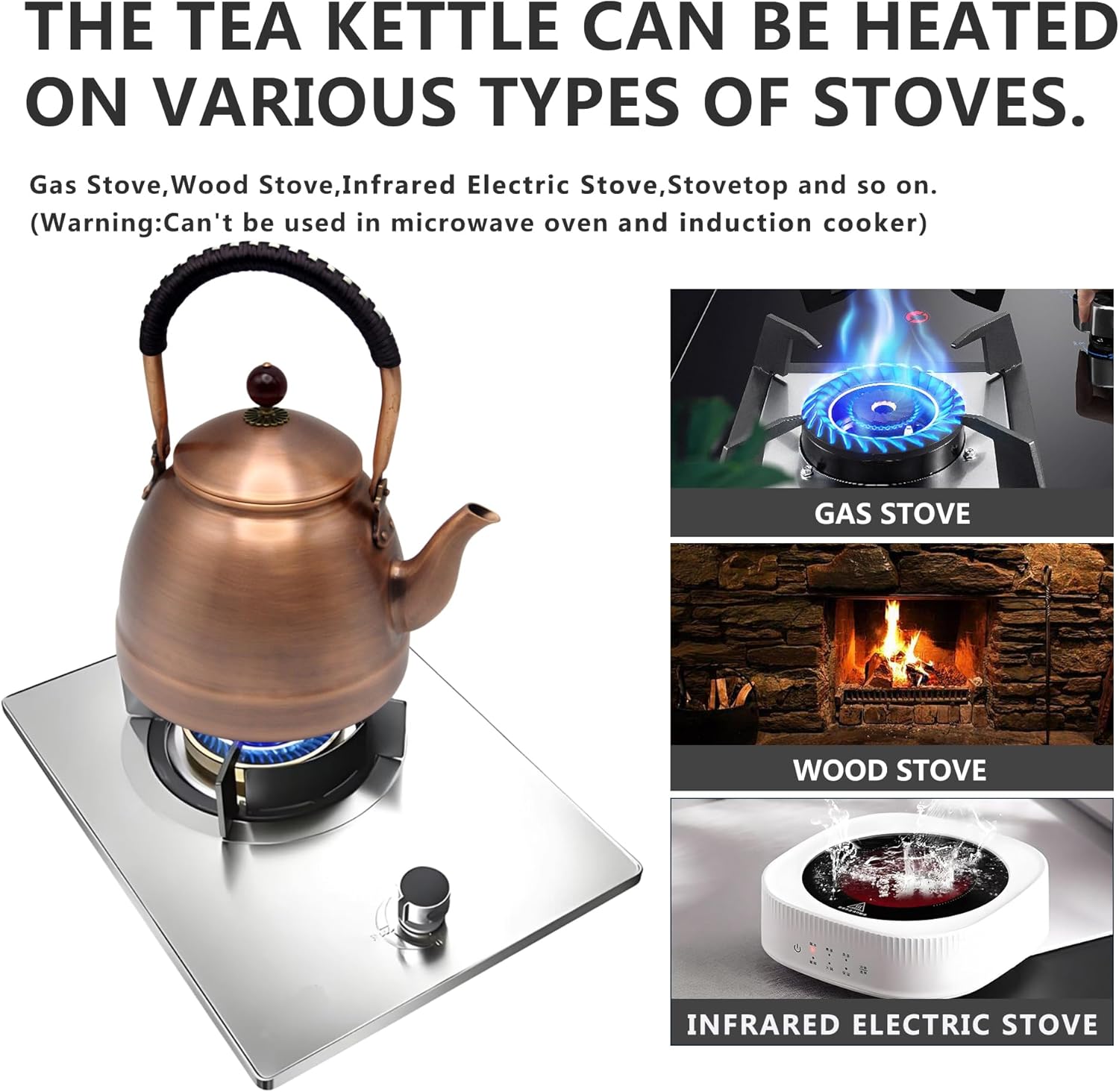 Copper Cup 541oz Tea Kettle