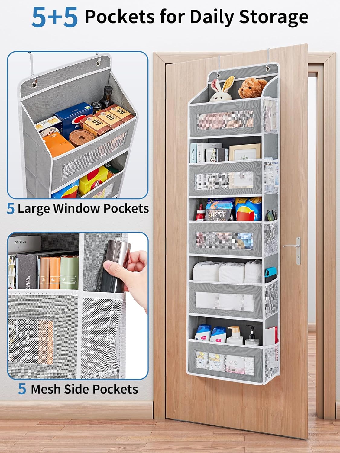 Sturdy Door Organizer Storage System for Home Use