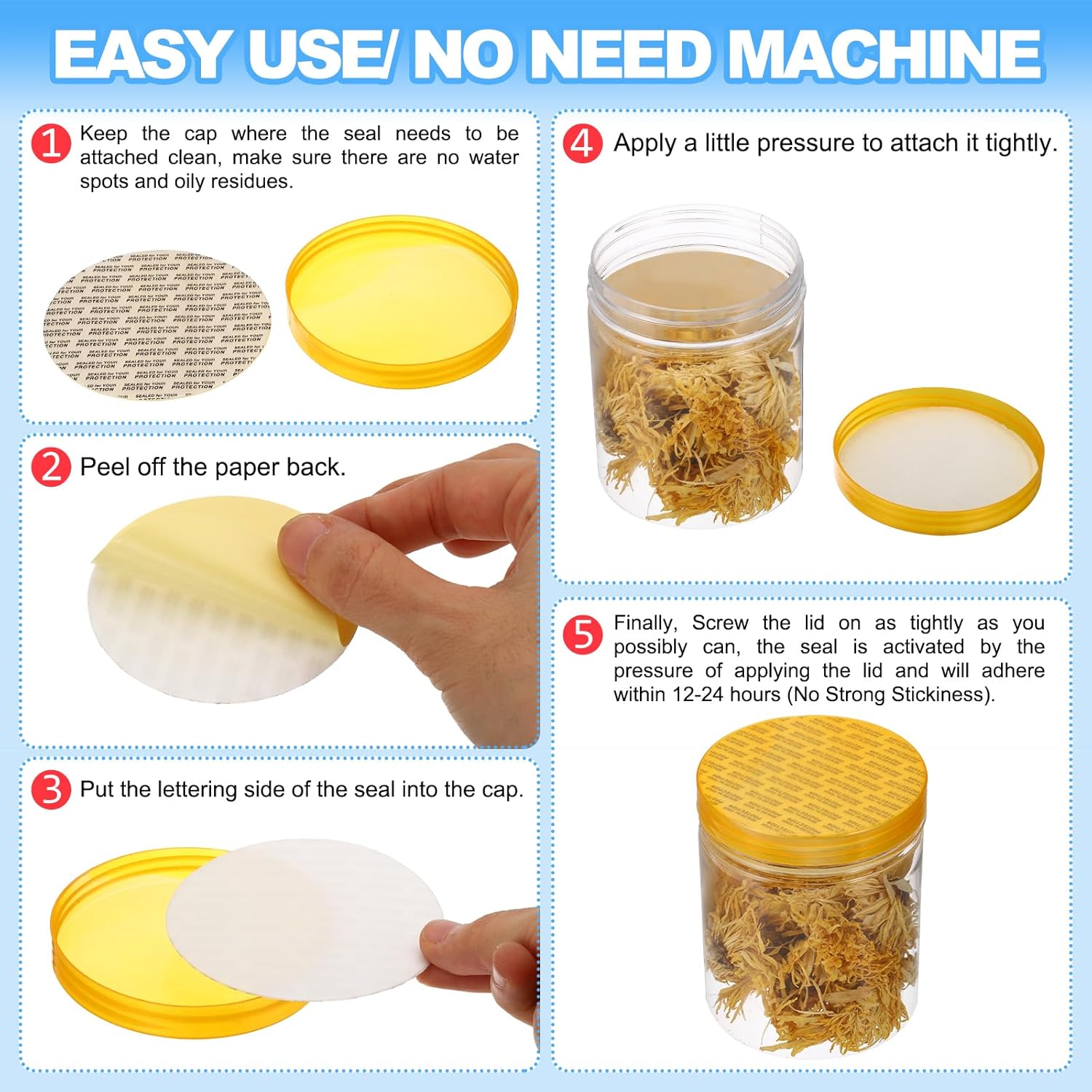 High-Quality Jar Lid Seals