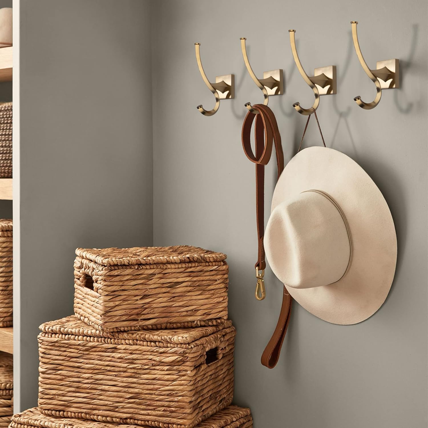 TUNNY Vintage Wall Hooks - 2Pack