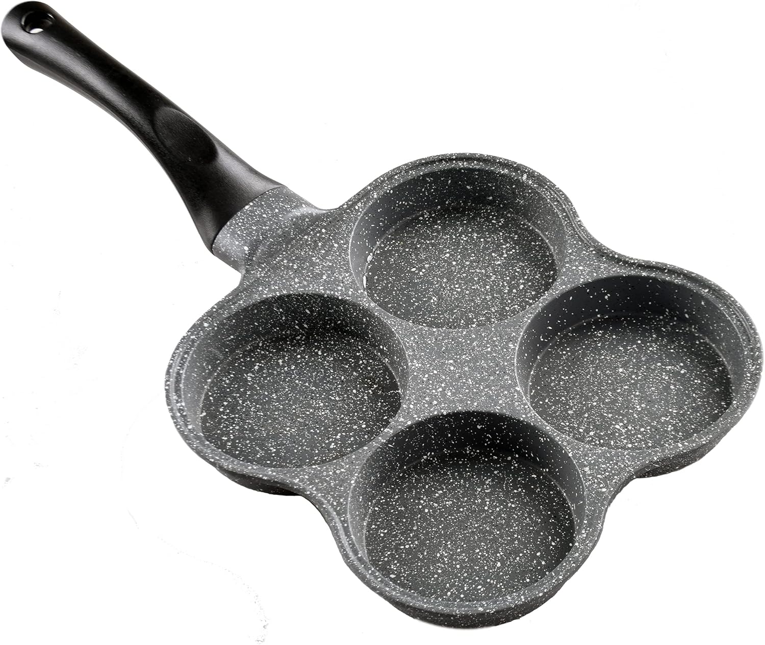 Rust-Resistant 4-Cup Egg Frying Pan