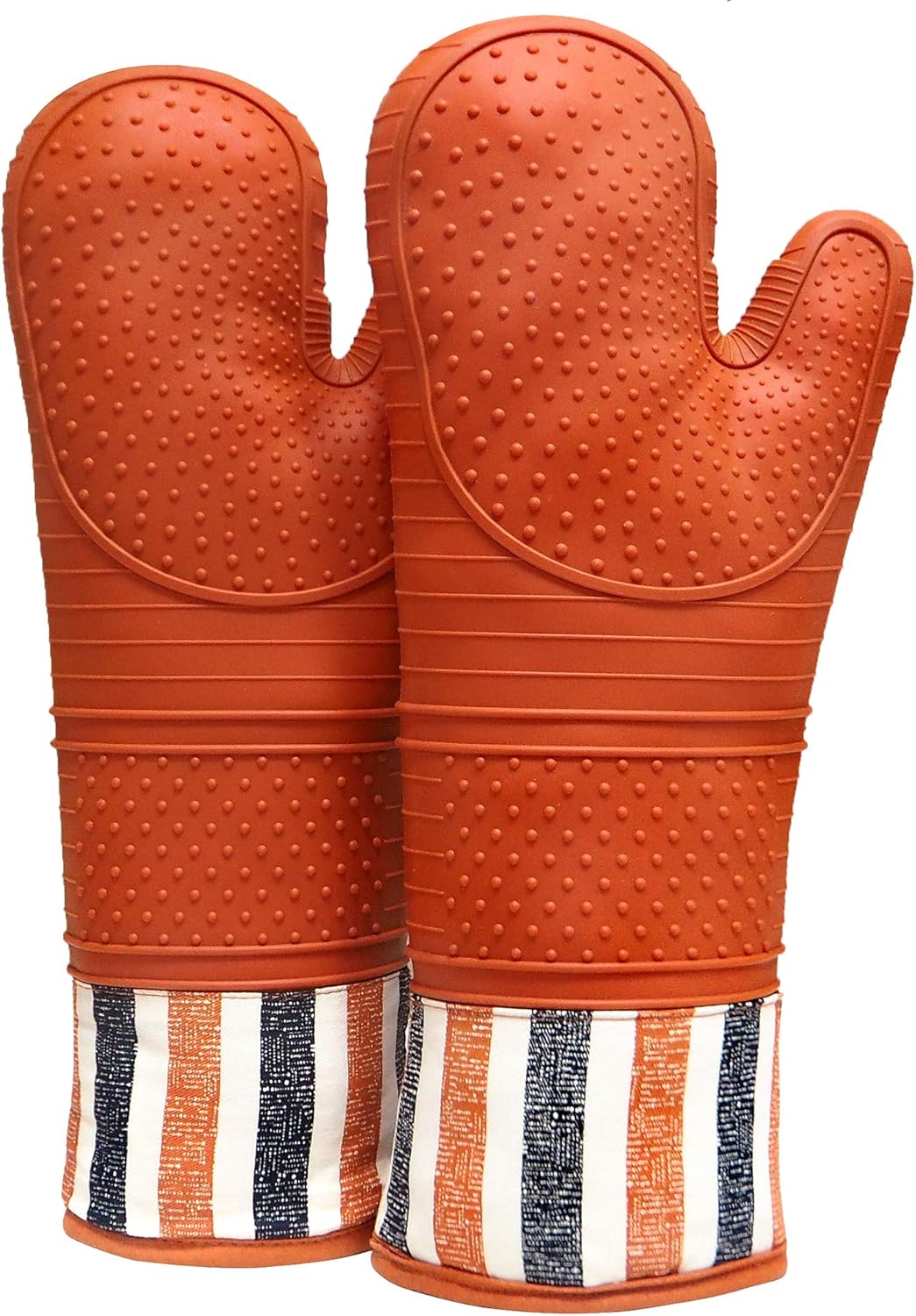 Heat-Resistant Silicone Oven Mitts for Baking