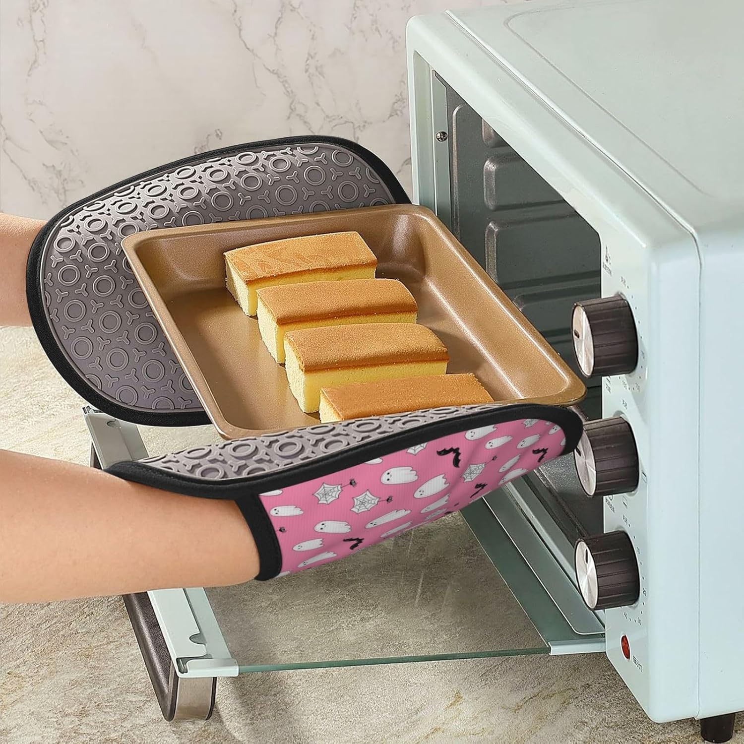 Start Cooking Halloween Heat-Resistant Potholder Durable Silicone Kitchen Tool