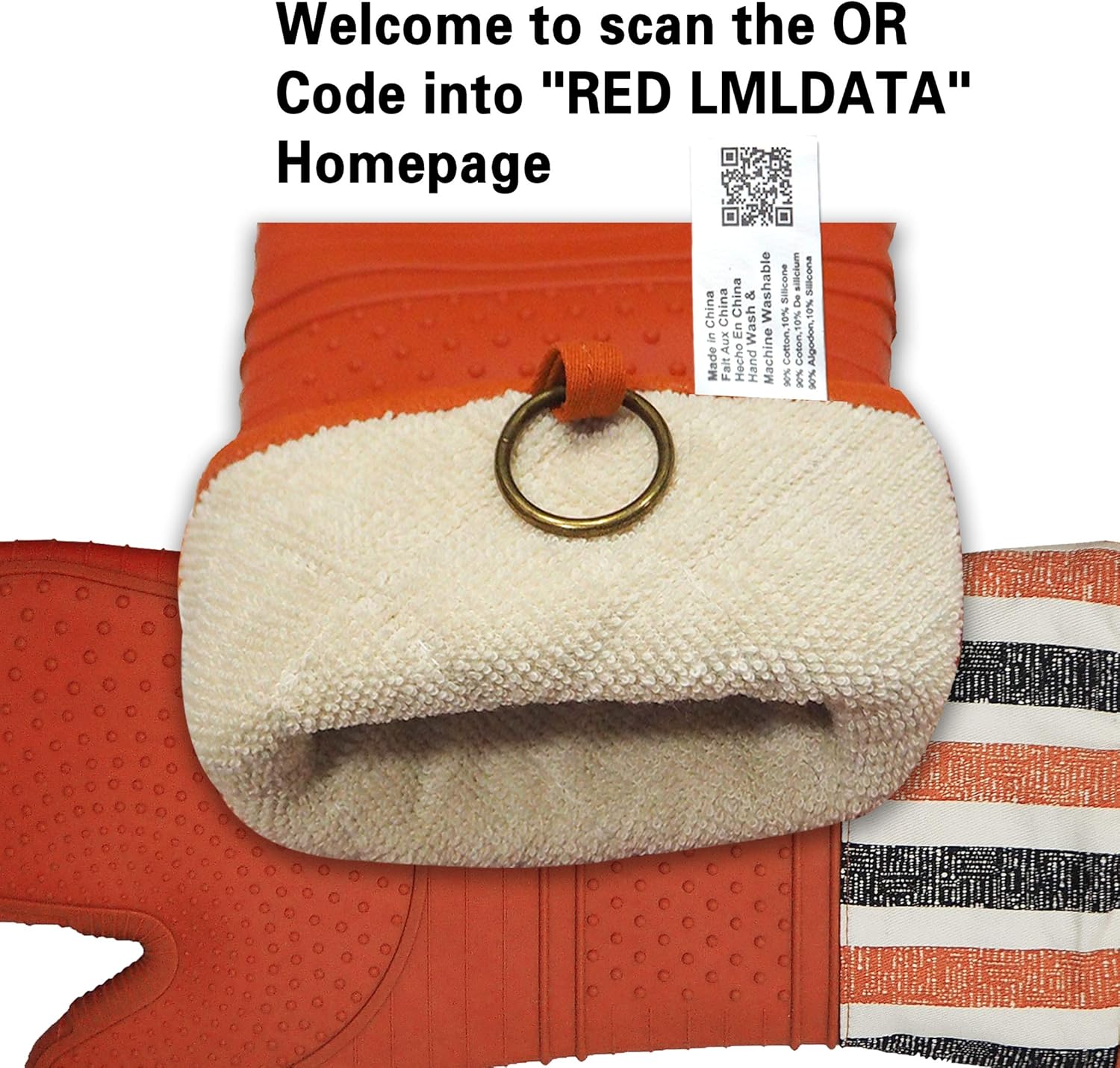 Heat-Resistant Silicone Oven Mitts for Baking