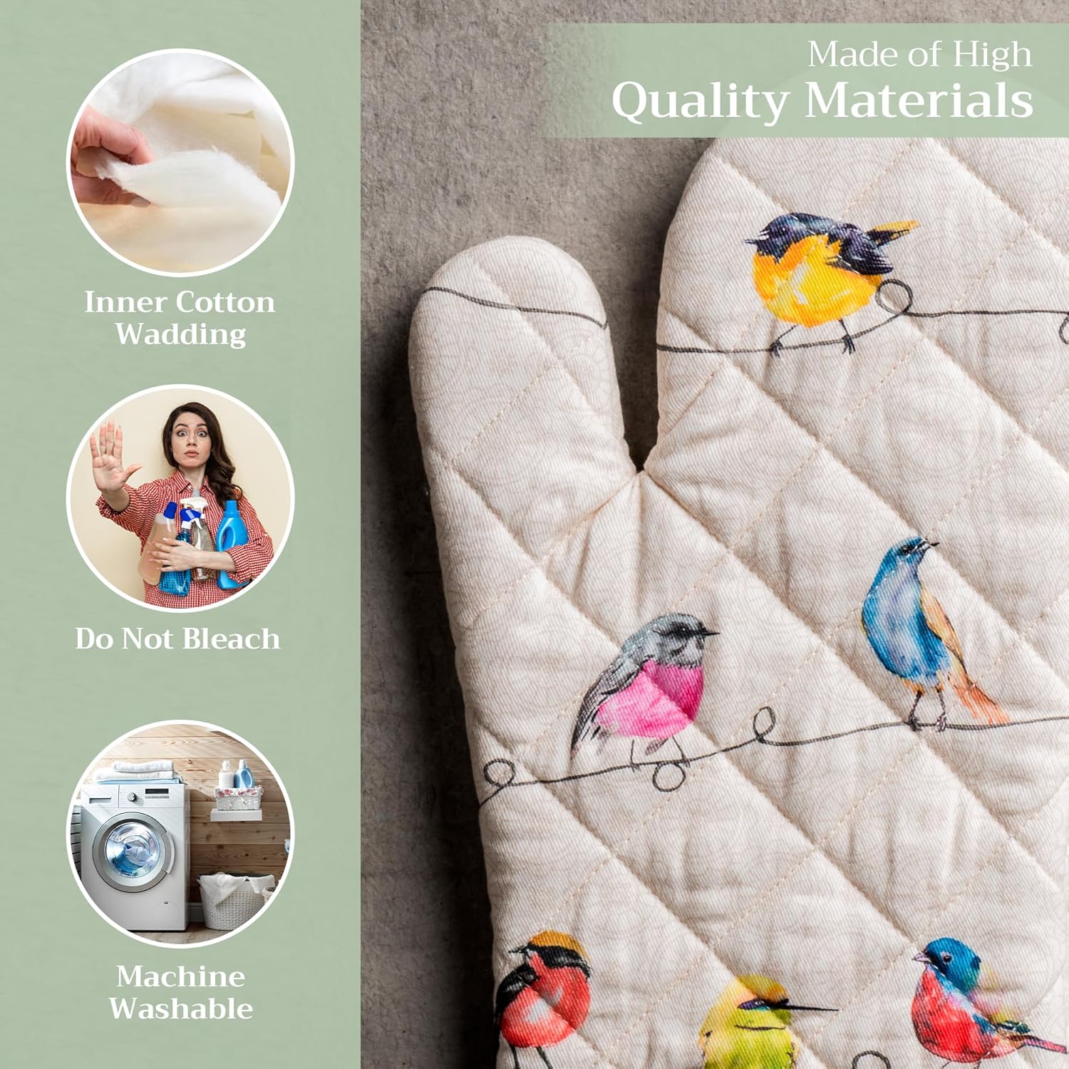 Adorable Oven Mitt from Maison dHermine 75x13