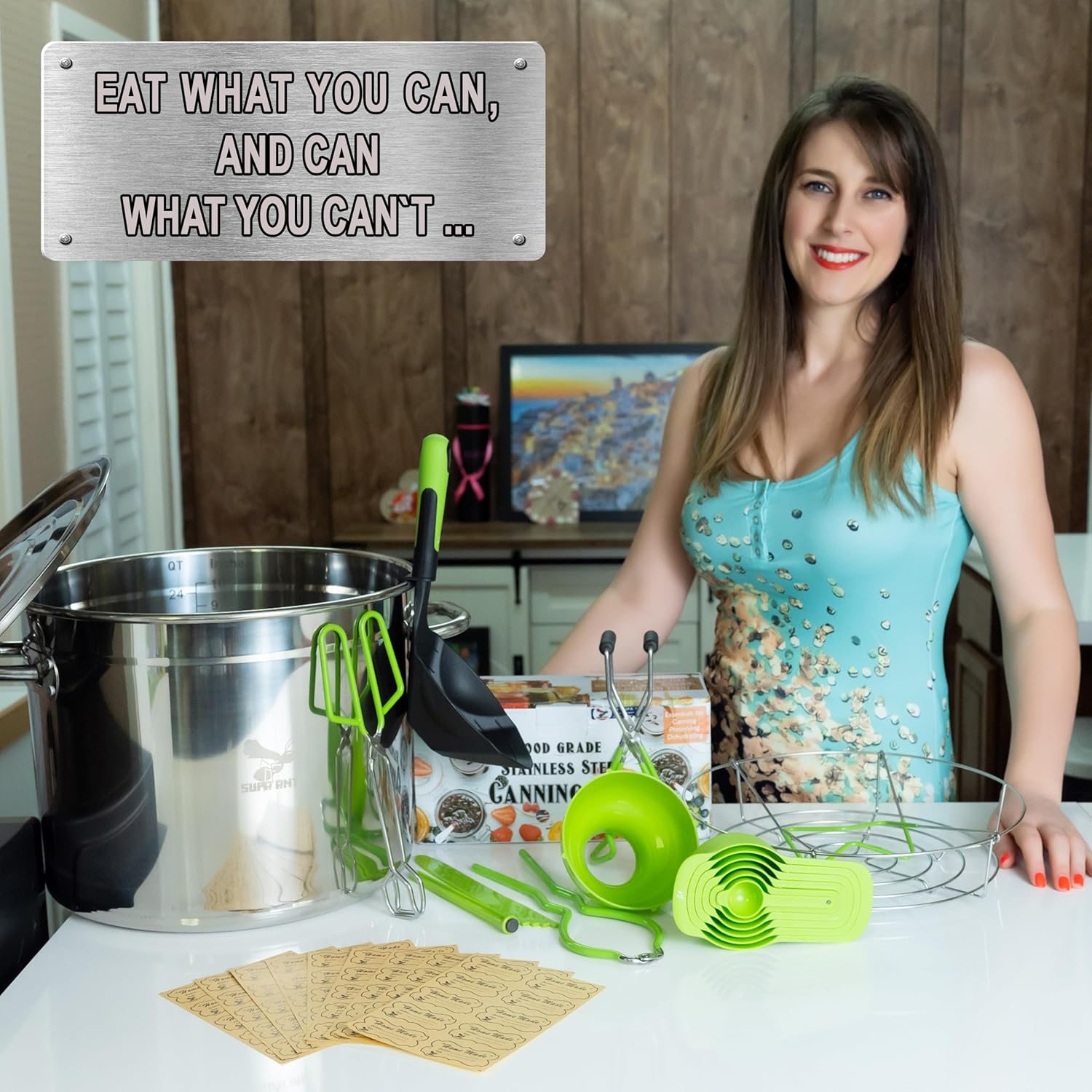 Stainless Steel Canning Kit with Everything for Home Preserving