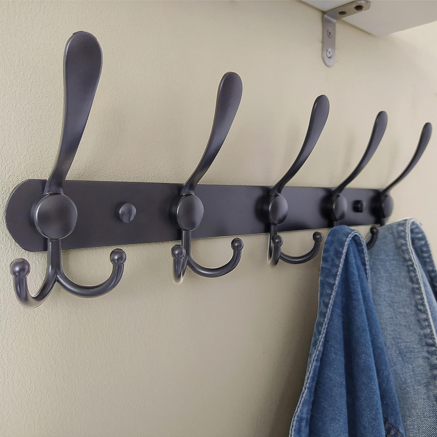 Durable Wall-Mounted Coat Rack