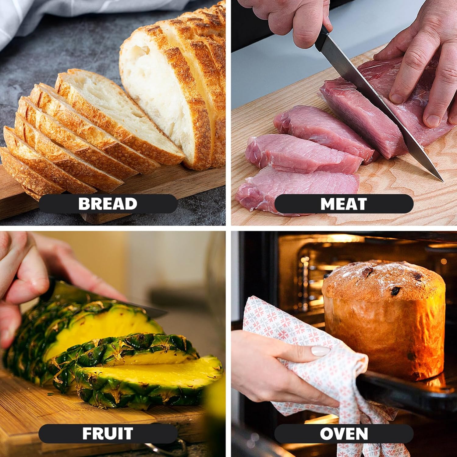 Alipis Silicone Finger Guards for Cooking