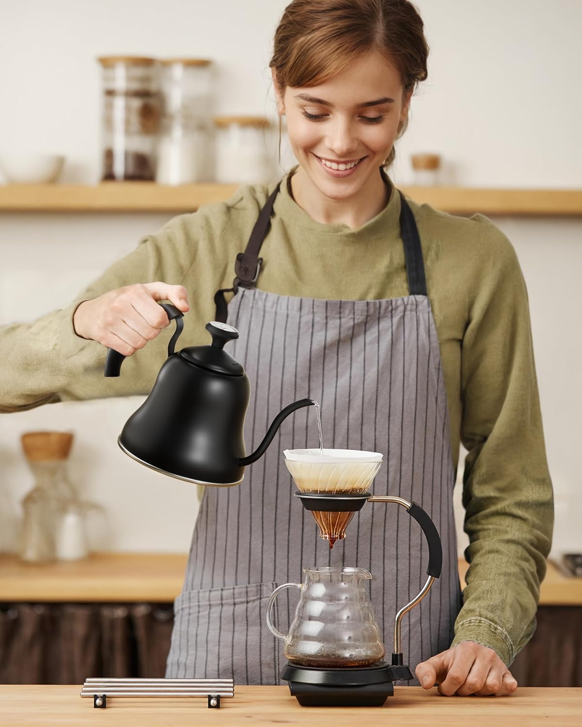 ChefBar Camping Coffee Kettle Compact Easy-Use Drip Coffee Maker