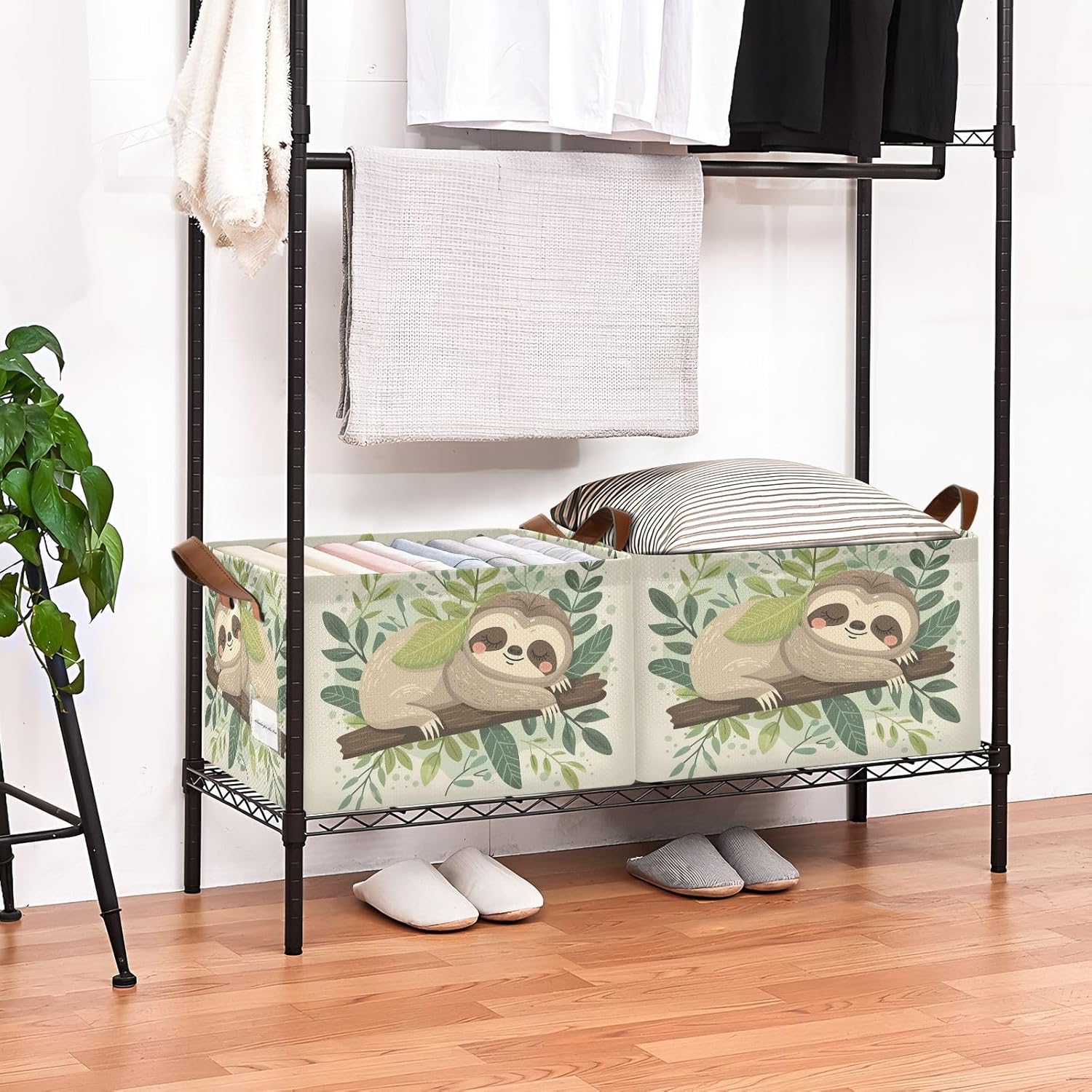 Sloth Storage Basket Collapsible 32L Waterproof - Perfect for Organisation