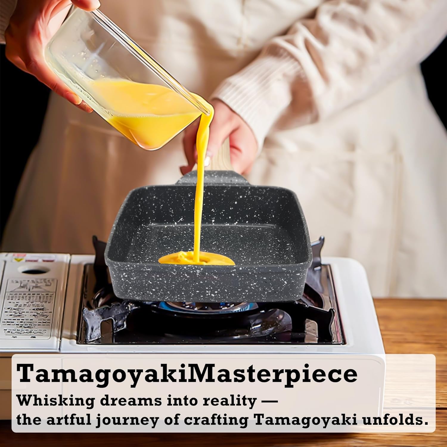 Fungyand 12-in-1 Japanese Omelette Pan Set