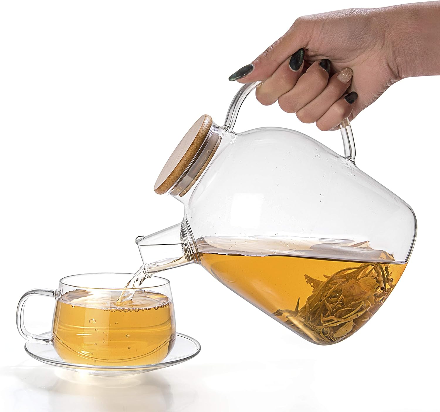 Tealyra - Stove-Top Safe 60oz - Borosilicate Glass Pitcher