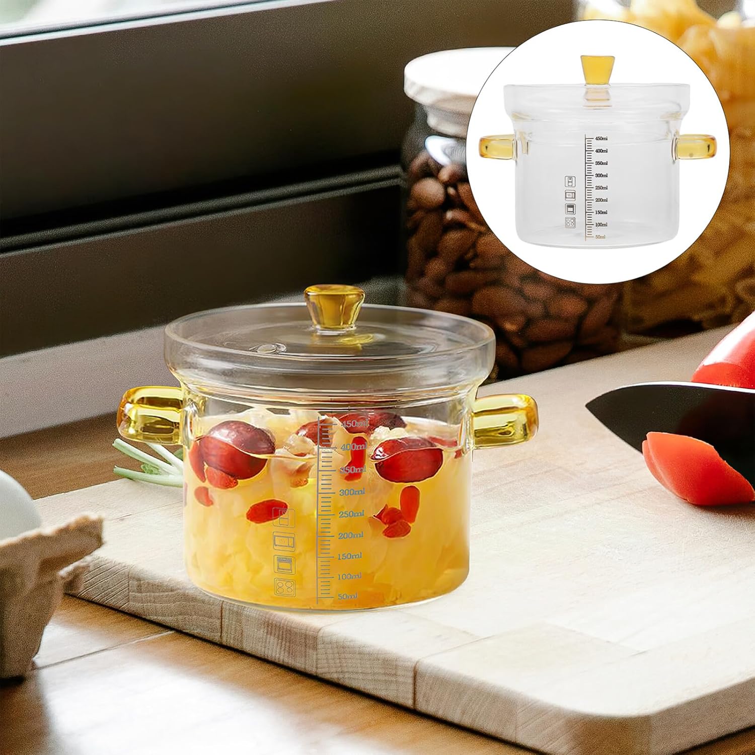 PrettyZoom Glass Saucepan